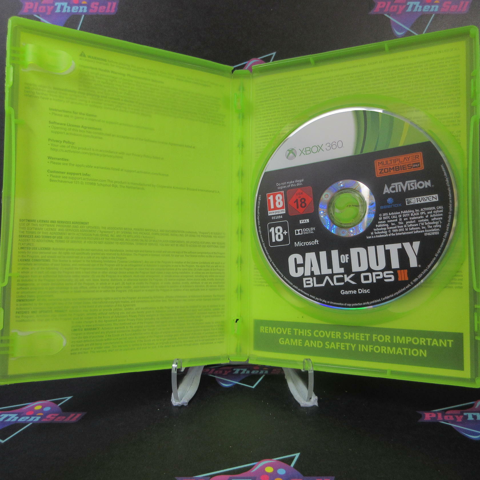 Call of Duty Black Ops III Multiplayer + Zombies Only - PEGI Xbox 360 - Like New
