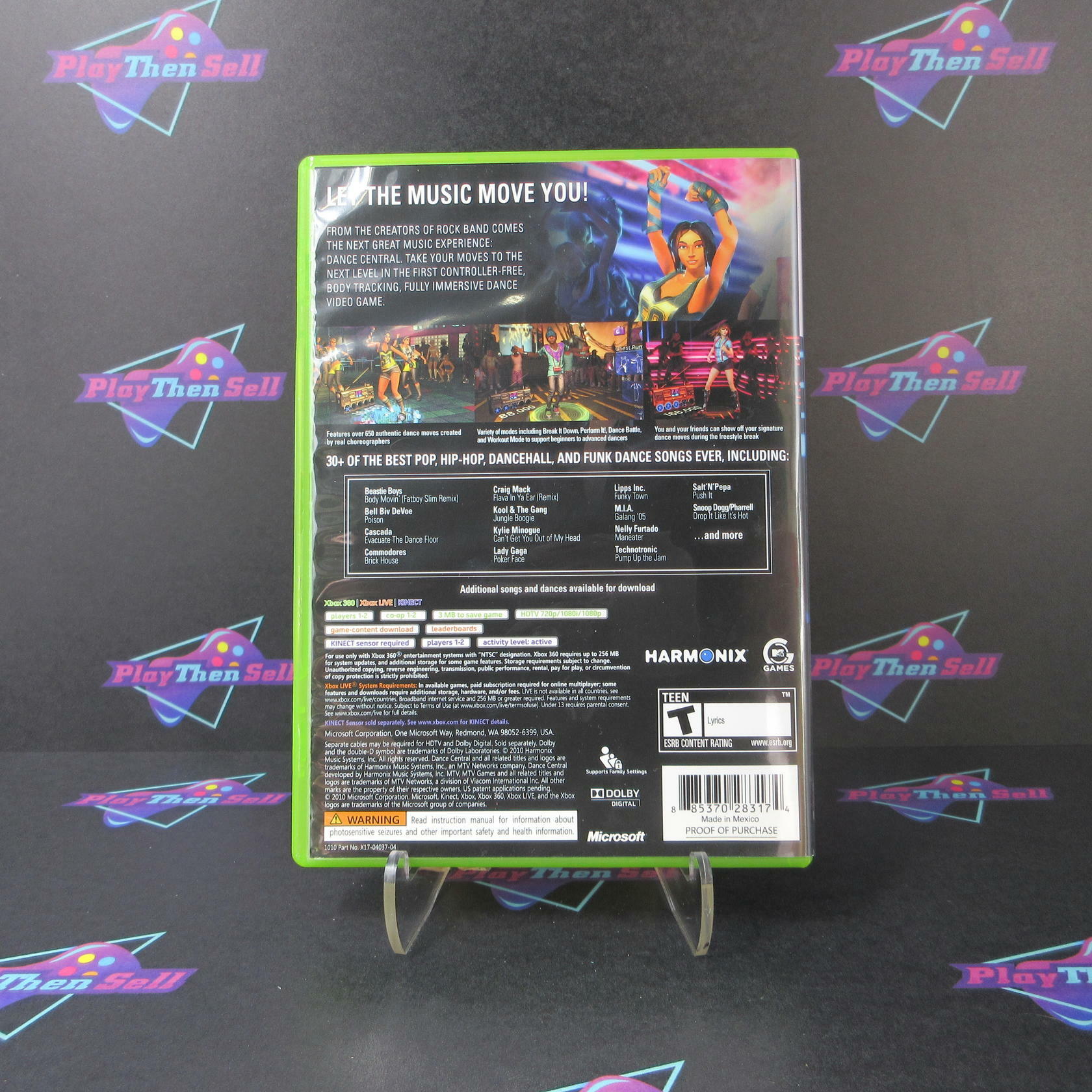 Dance Central Xbox 360 DD Complete CIB - Very Good