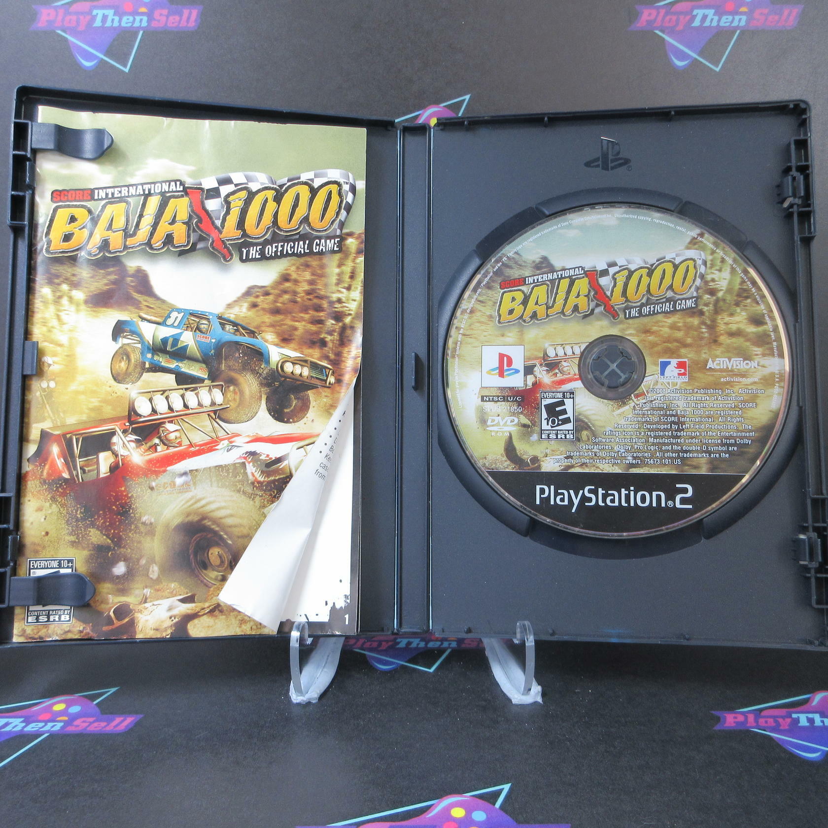 Score International BAJA 1000 PlayStation 2 AD/MD Complete CIB - Very Good