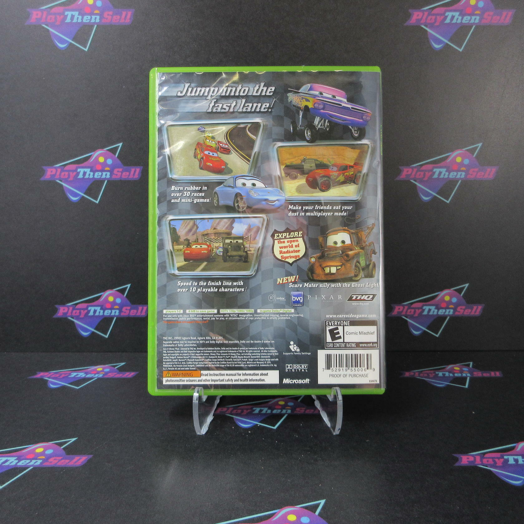 Cars Xbox 360 PH - Like New