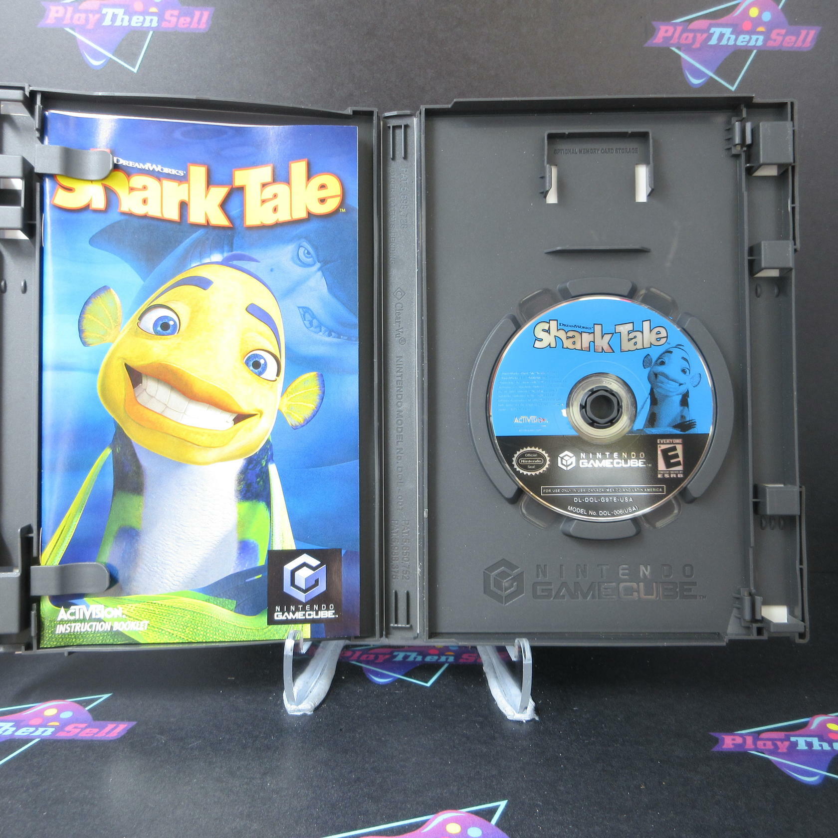 Shark Tale Nintendo Gamecube AD Complete CIB - Very Good