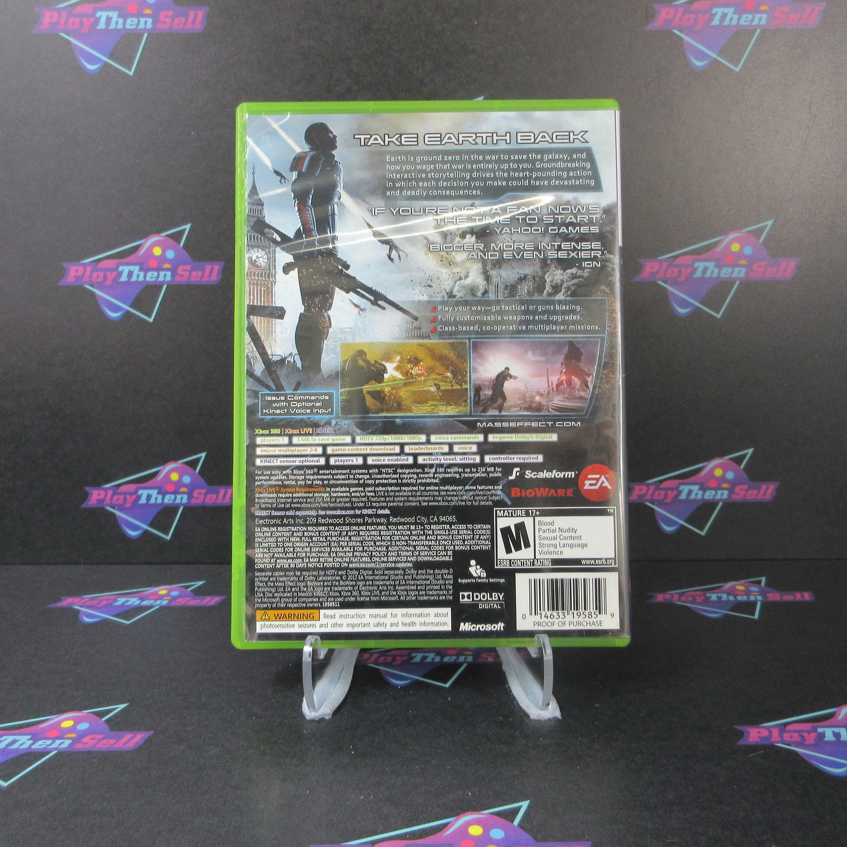 Mass Effect 3 Xbox 360 DD Complete CIB - Very Good