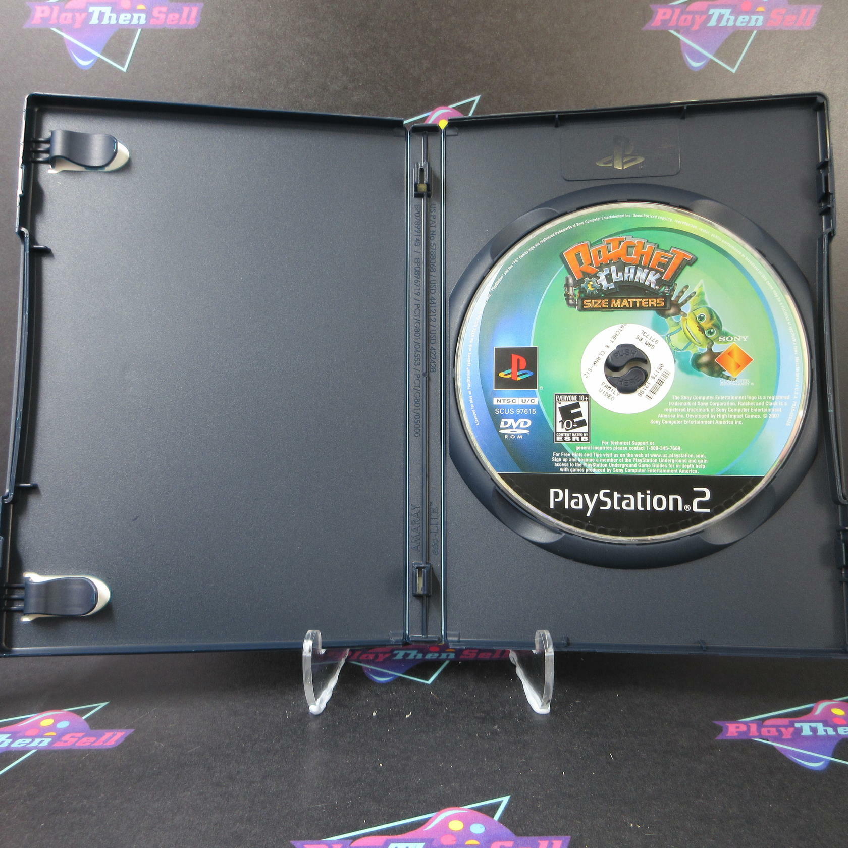 Ratchet & Clank Size Matters PS2 PlayStation 2 AD/DD/NM - Very Good