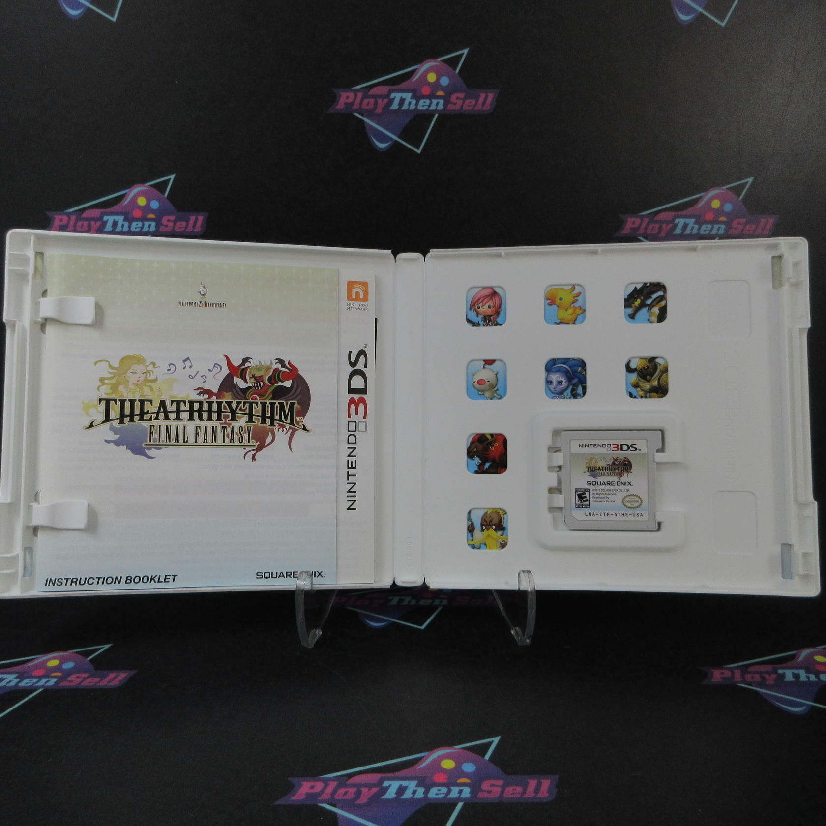 Theatrhythm Final Fantasy Nintendo 3DS + Stickers - Like New