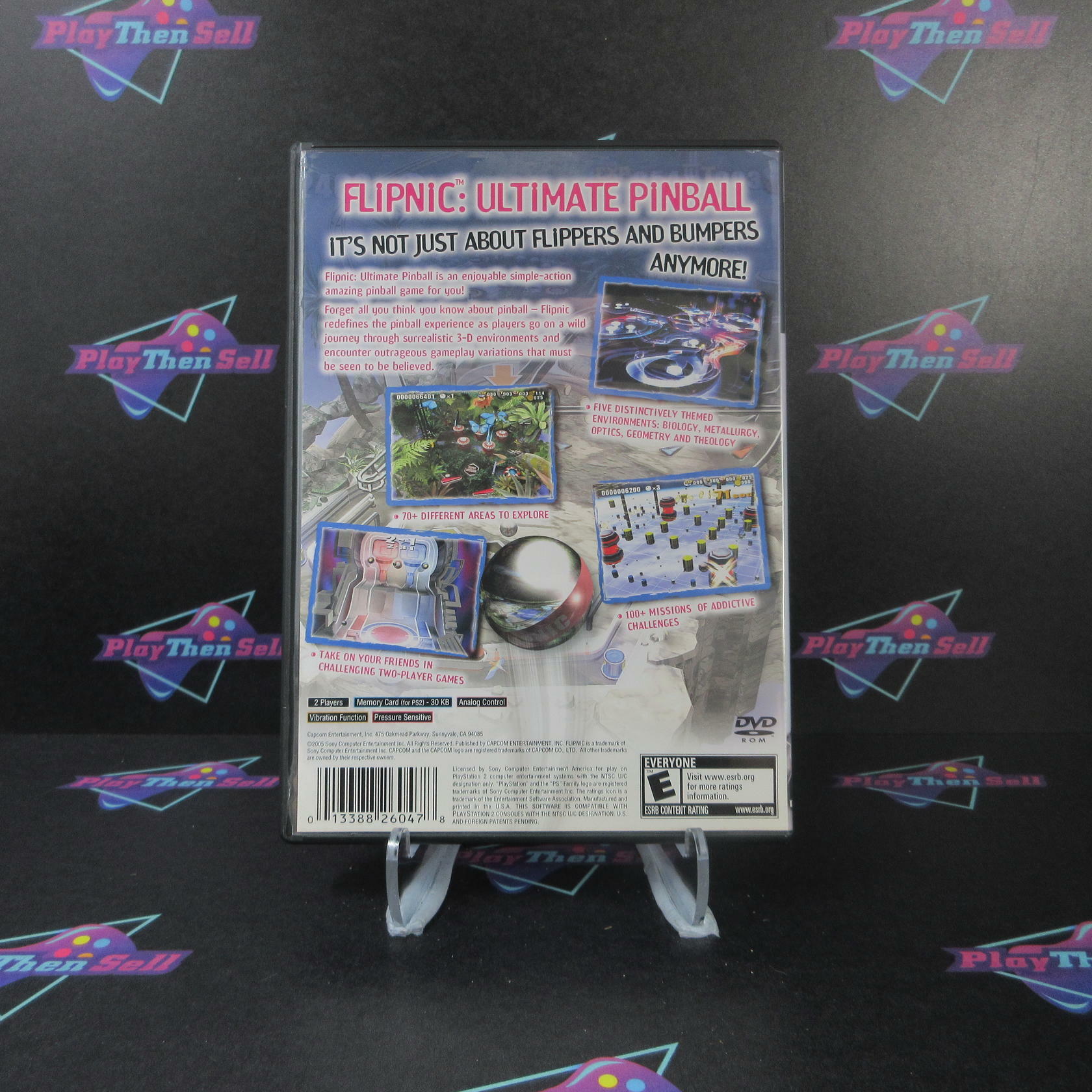 Flipnic Ultimate Pinball PS2 PlayStation 2 Complete - Excellent
