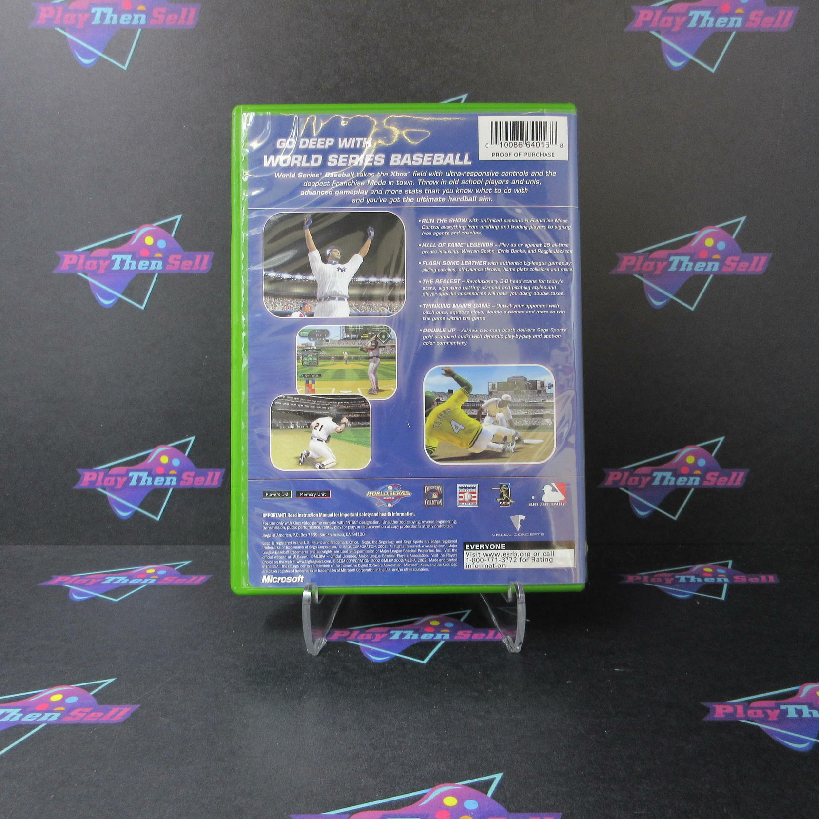 World Series Baseball Xbox + Reg Card - Like New