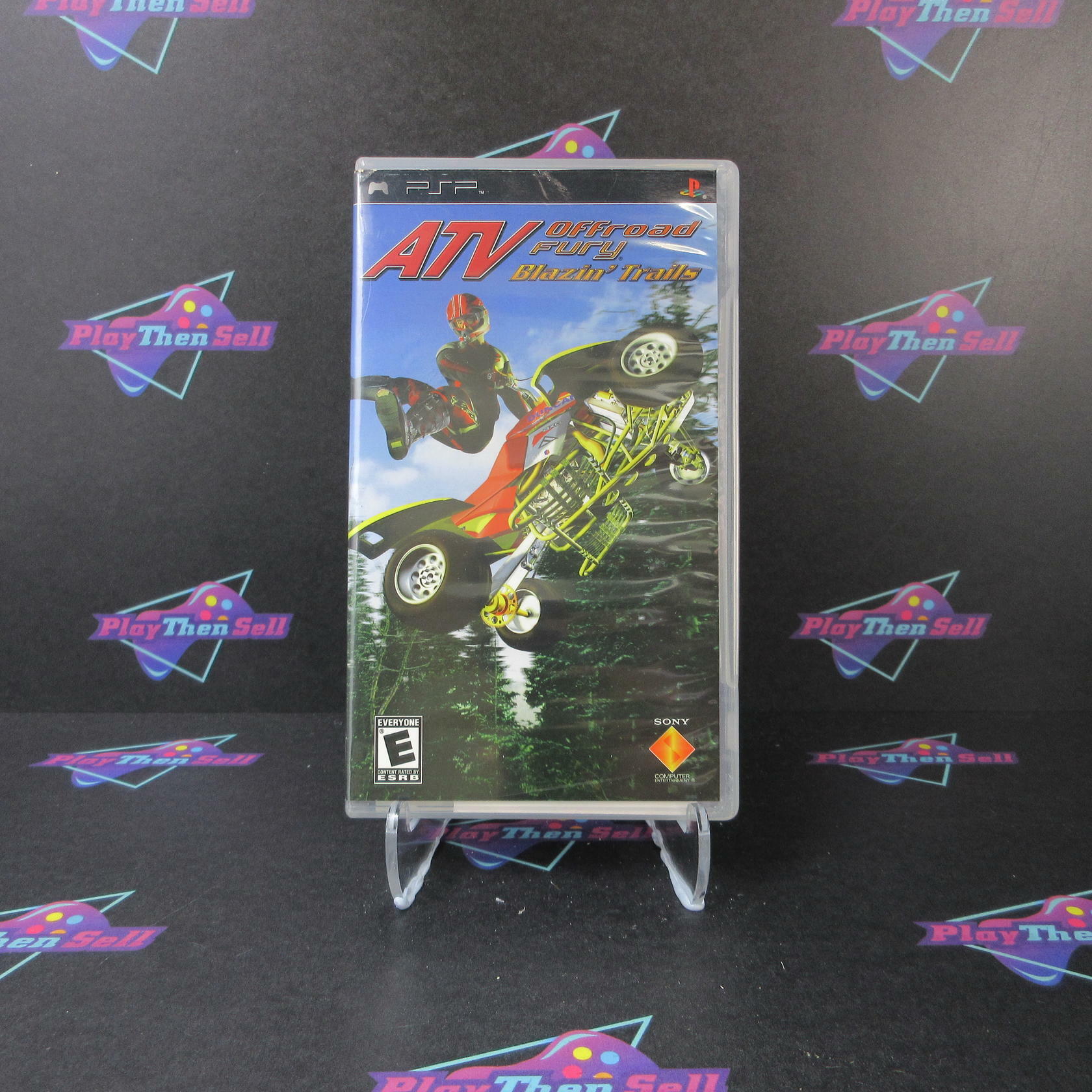ATV Offroad Fury Blazin Trails GH Disc + Reg Card Sony PSP AD Complete CIB - Very Good