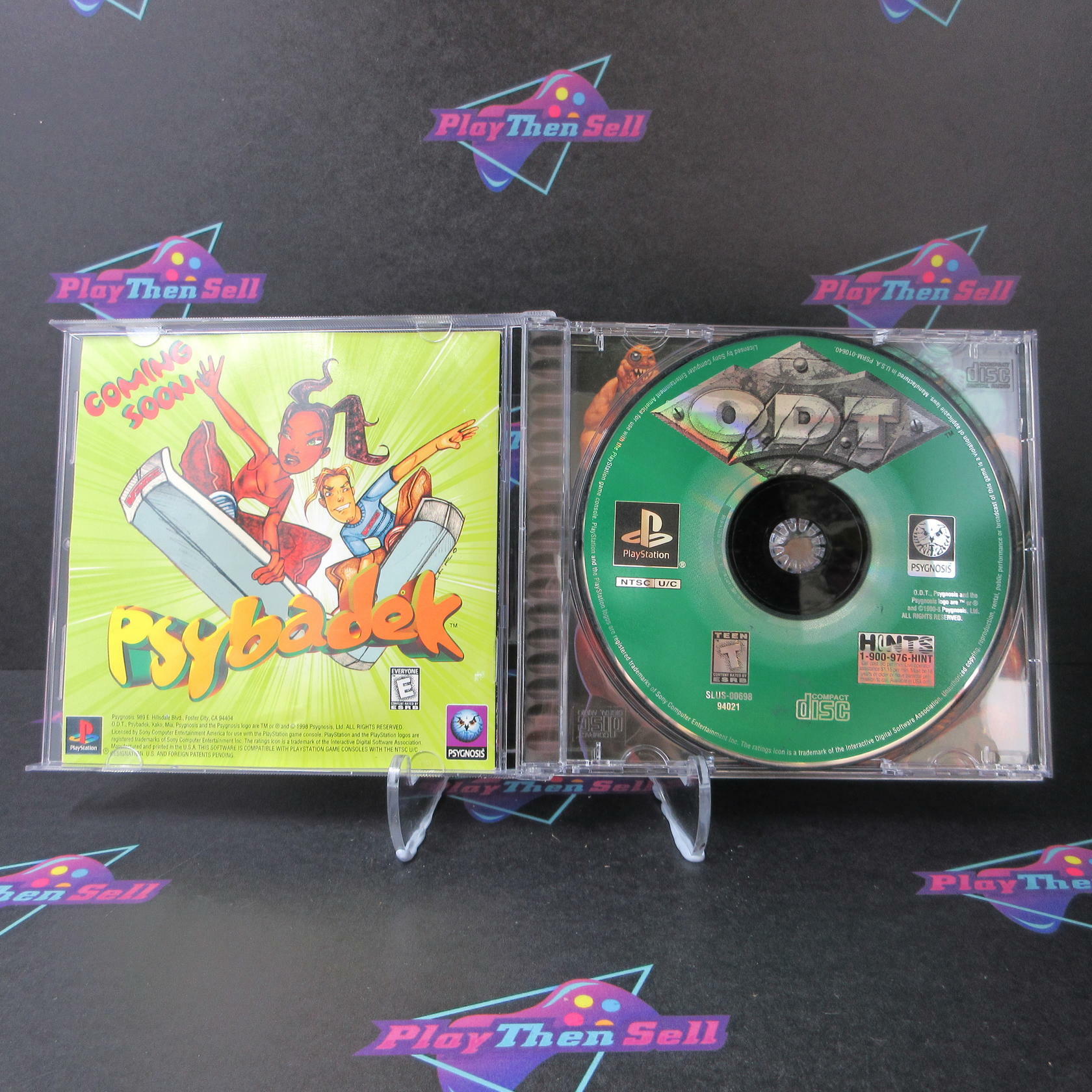 O.D.T. Or Die Trying + Reg Card PS1 PlayStation 1 MD Complete CIB - Very Good