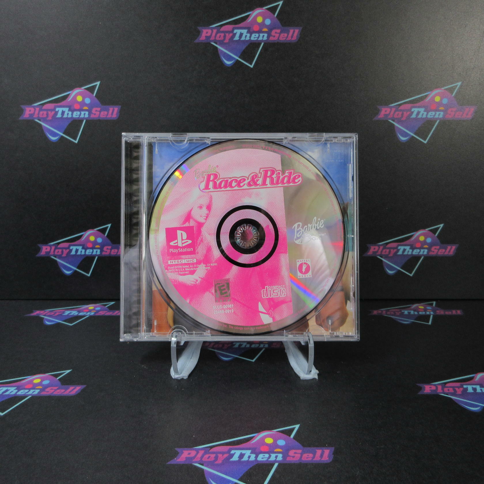 Barbie Race and Ride PS1 PlayStation 1 - Very Good
