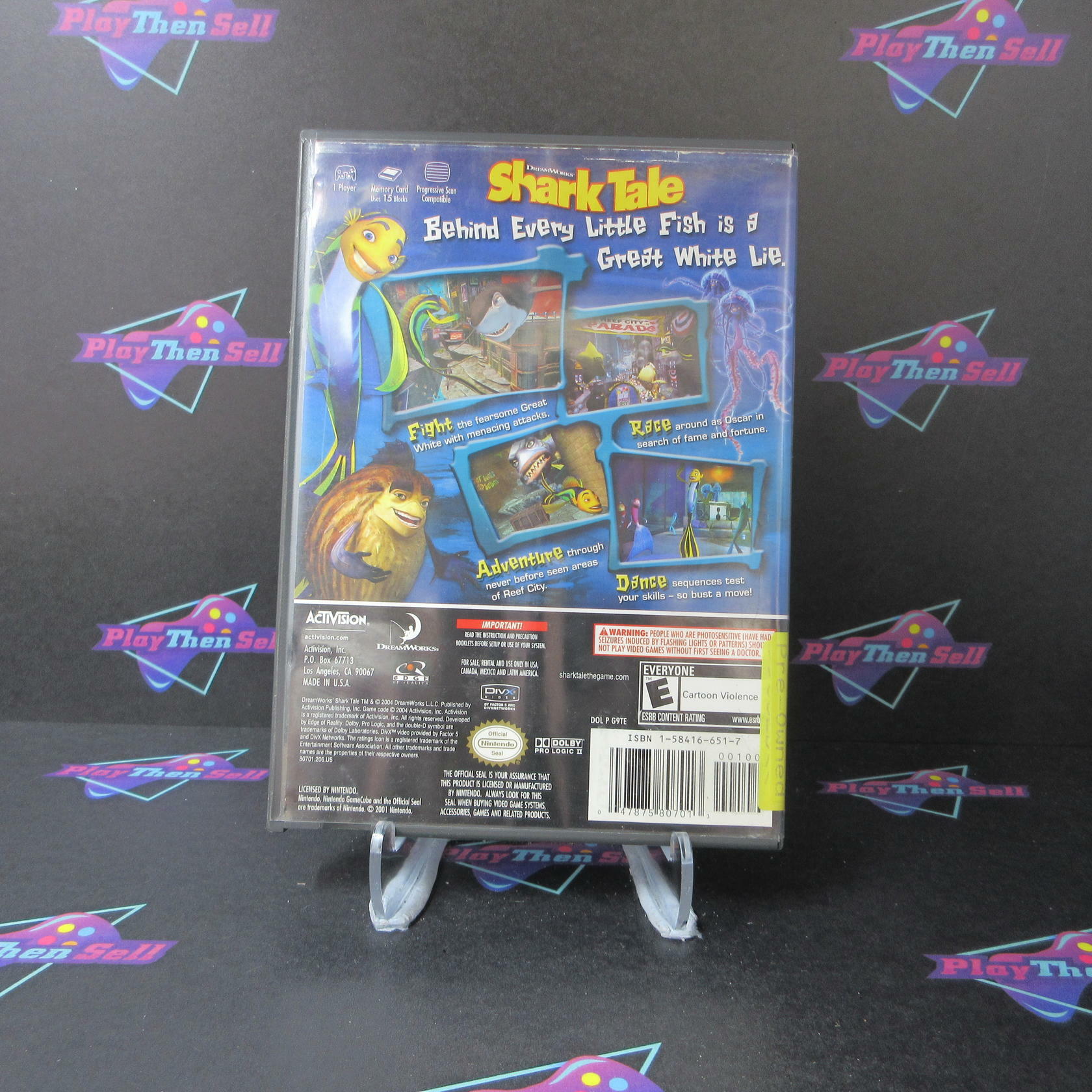 Shark Tale Nintendo Gamecube AD Complete CIB - Very Good