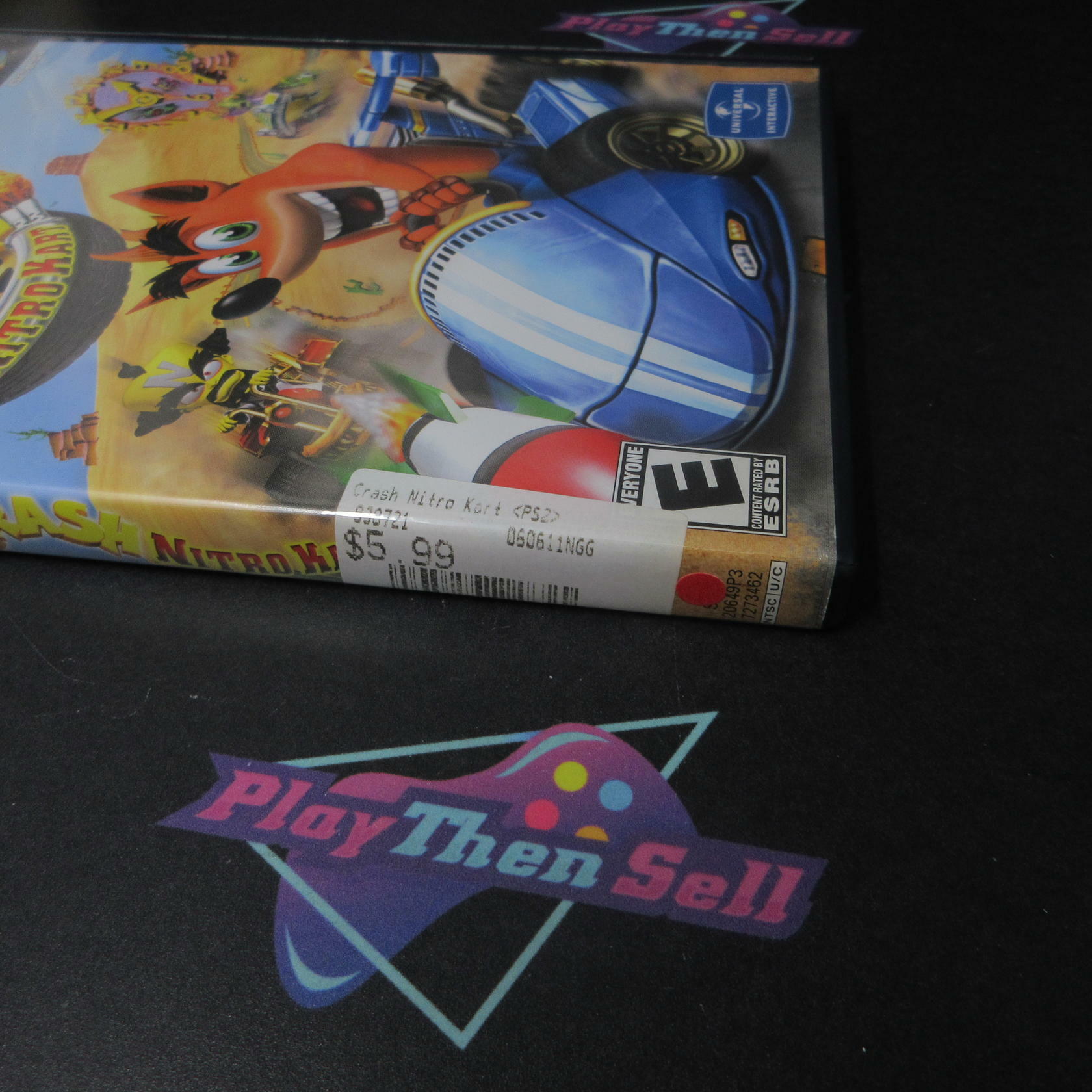 Crash Nitro Kart PS2 PlayStation 2 AD Complete CIB - Very Good