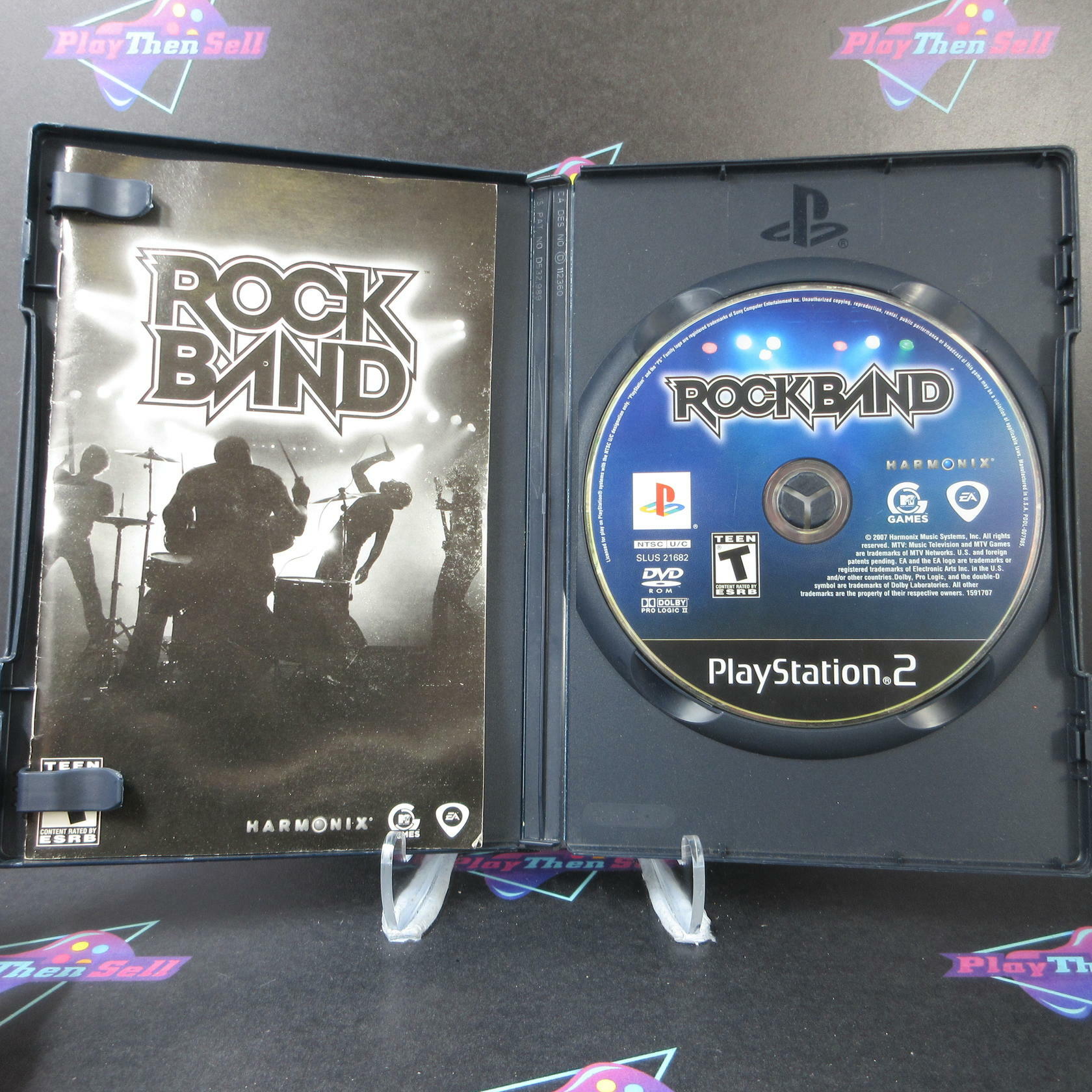 Rock Band PS2 PlayStation 2 AD/MD Complete CIB - Very Good