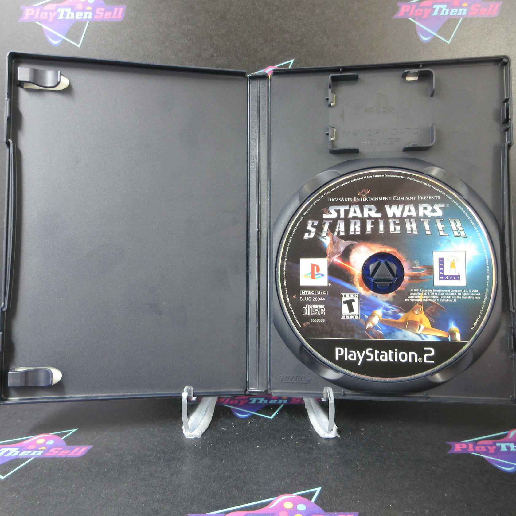 Star Wars Starfighter PS2 PlayStation 2 AD/NM - Very Good