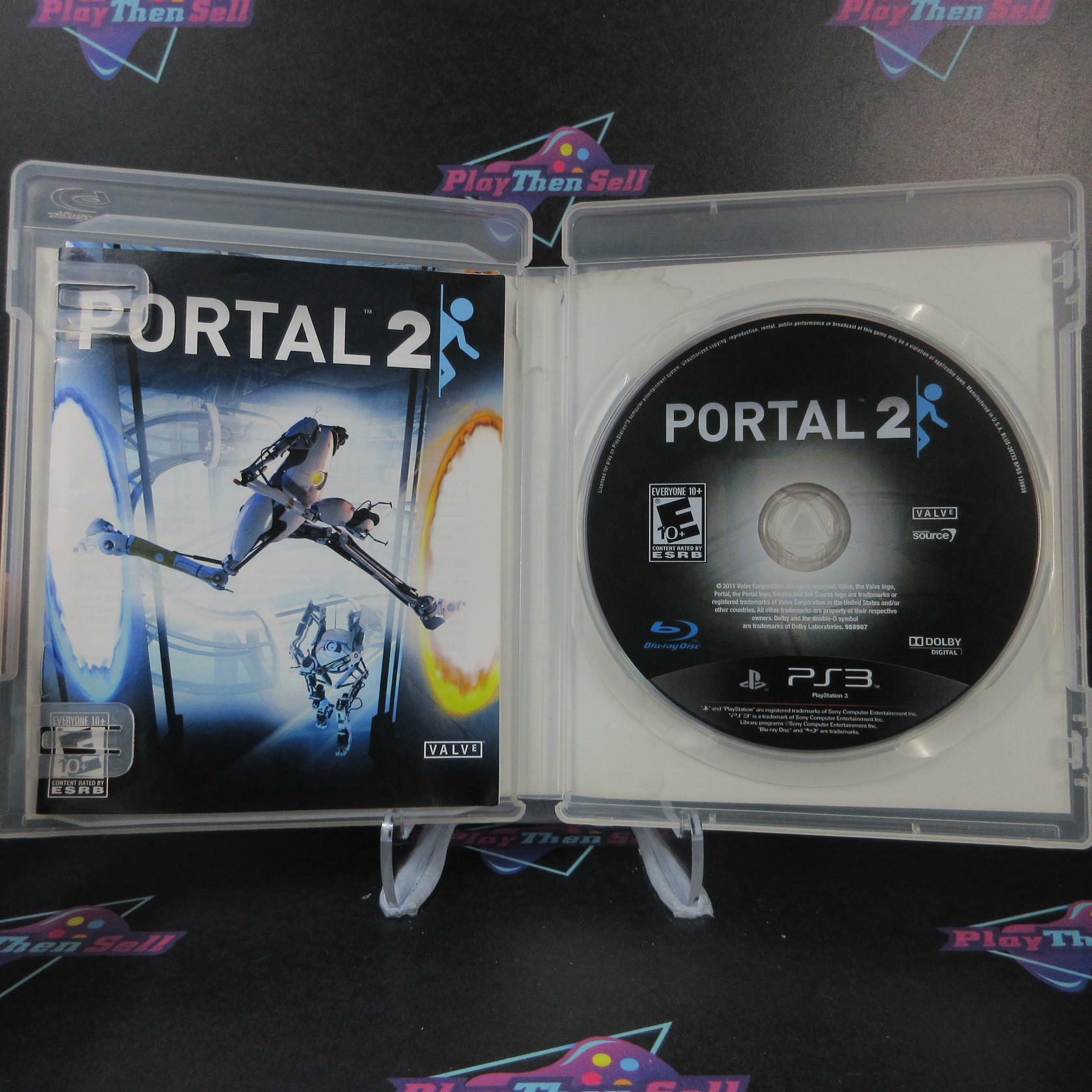 Portal 2 PS3 PlayStation 3 AD Complete CIB - Very Good