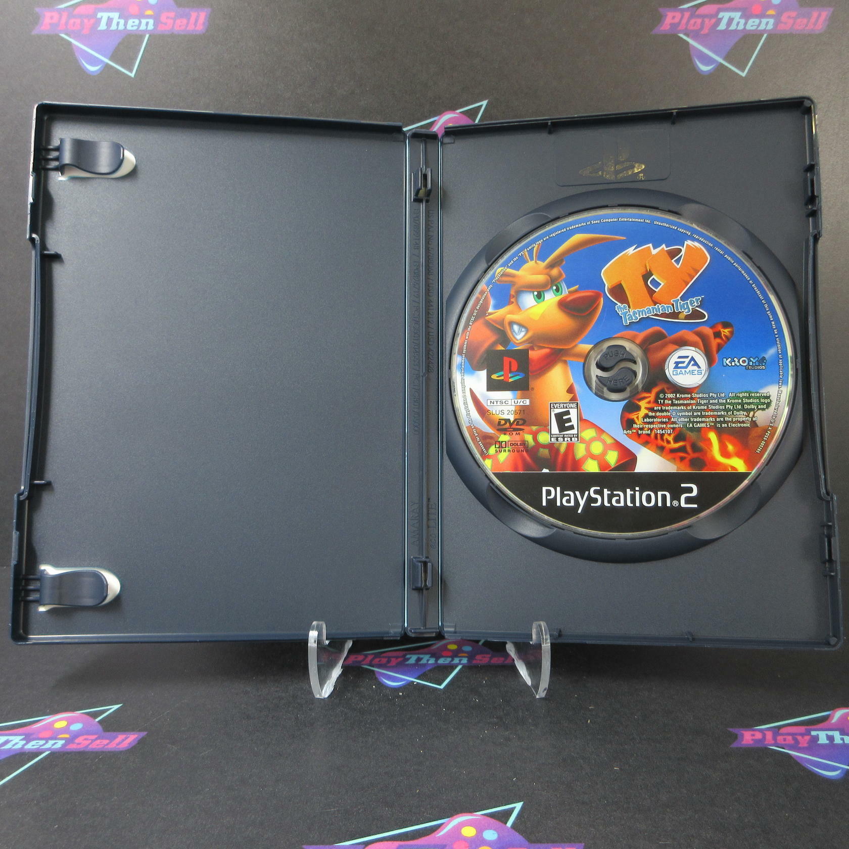 Ty the Tasmanian Tiger PS2 PlayStation 2 AD/NM - Very Good