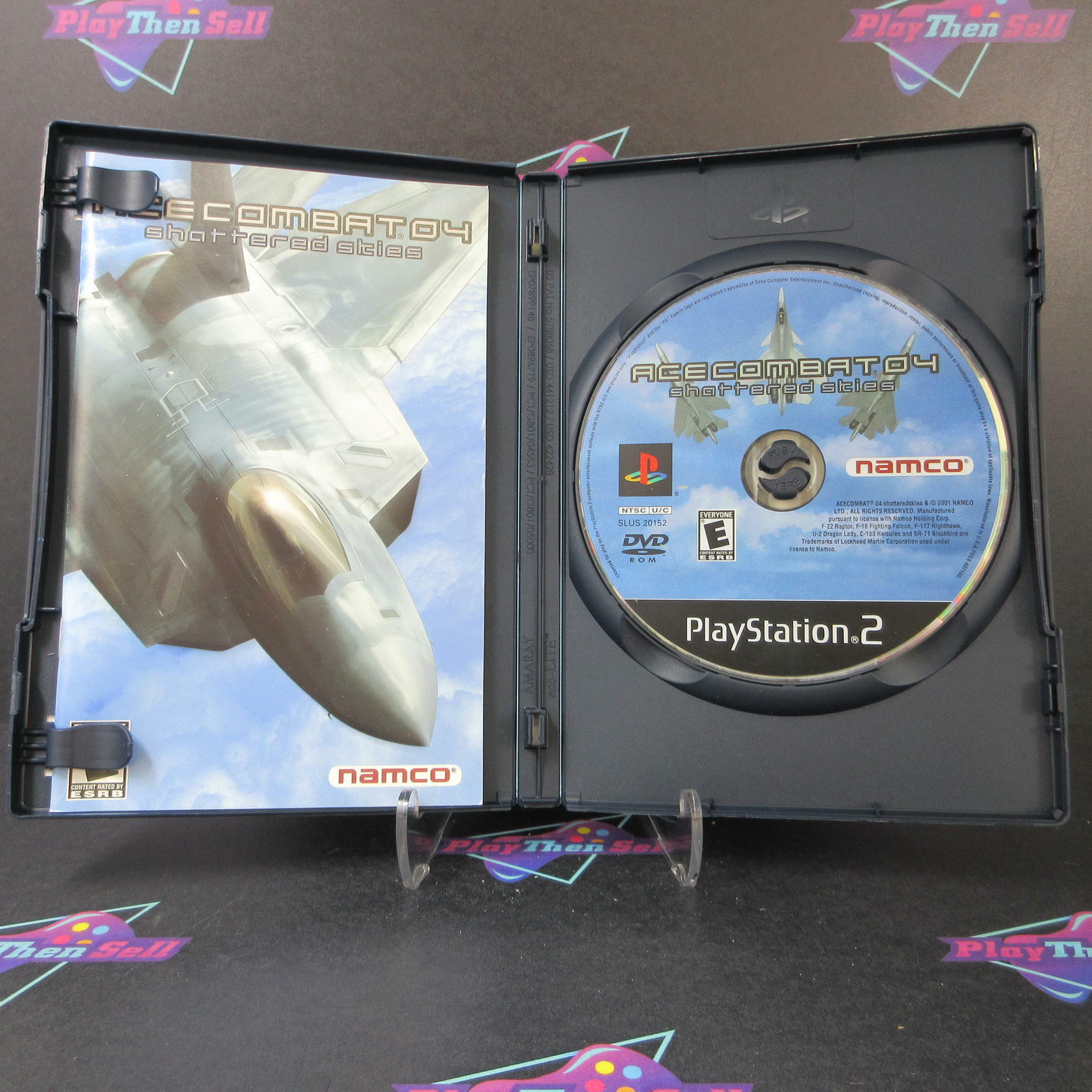 Ace Combat 4 Shattered Skies PS2 PlayStation 2 DD CIB - Very Good