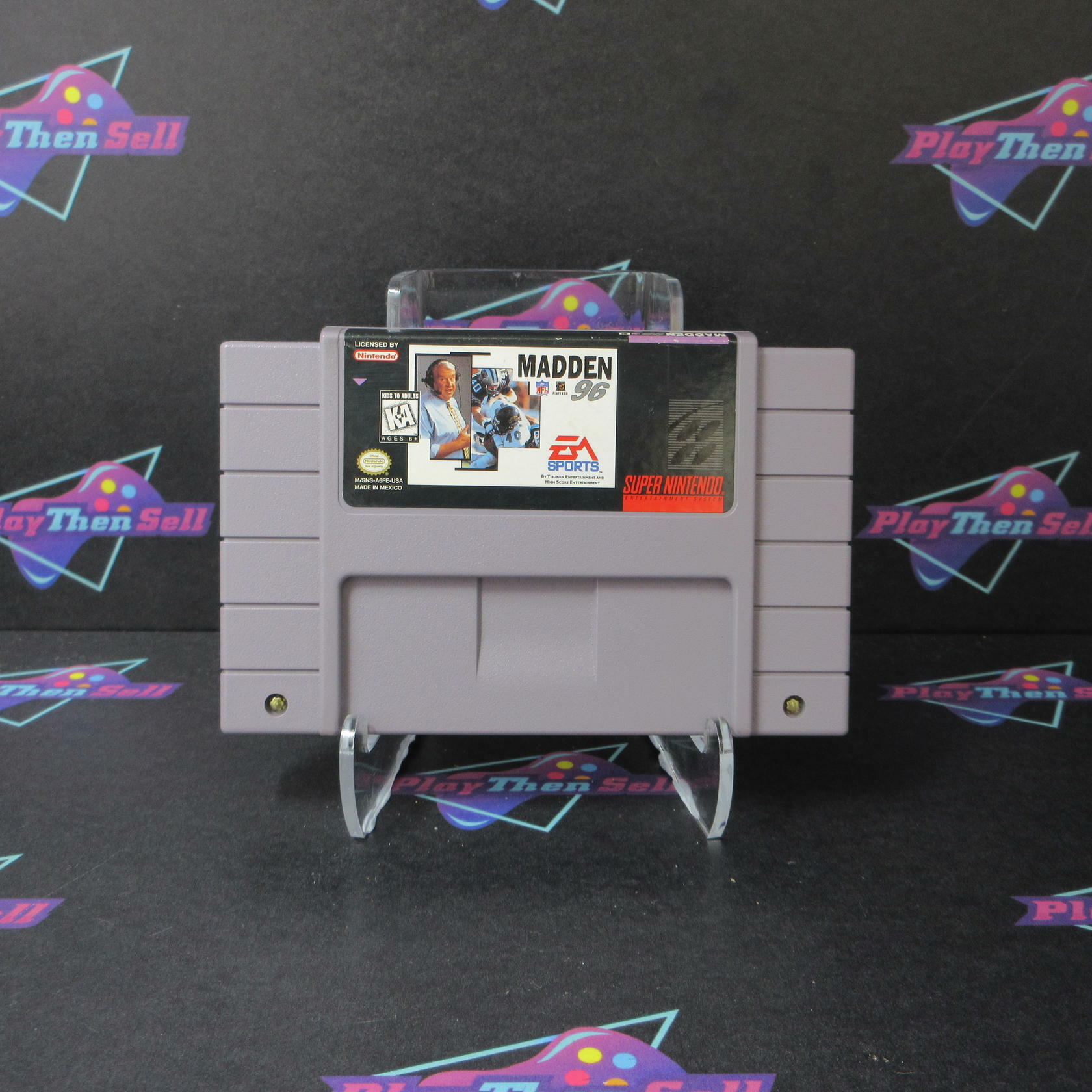 Madden NFL 96 Super Nintendo SNES Cart Only Authentic / Tested - Very Good