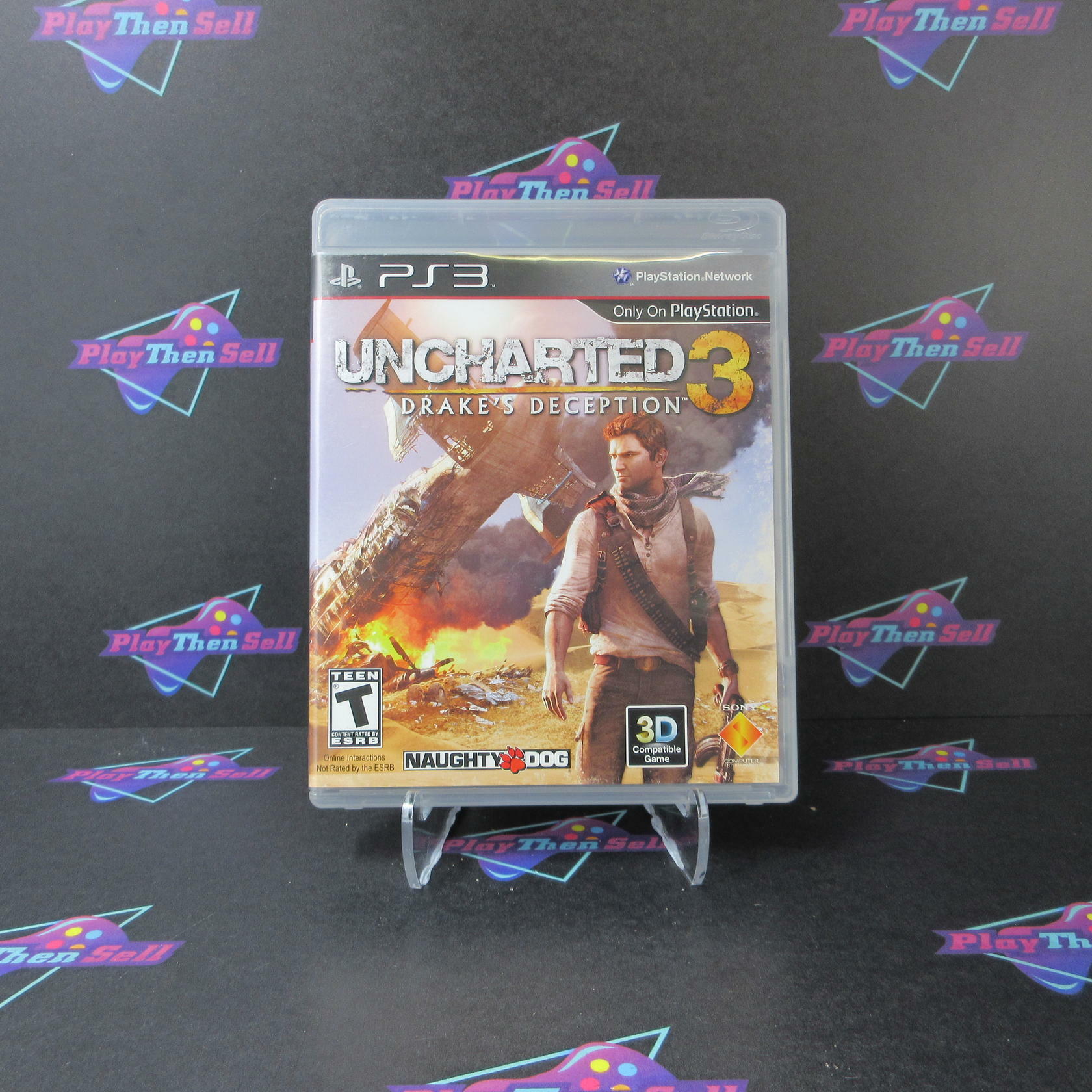 Uncharted 3 Drake's Deception PS3 PlayStation 3 AD/NM - Very Good