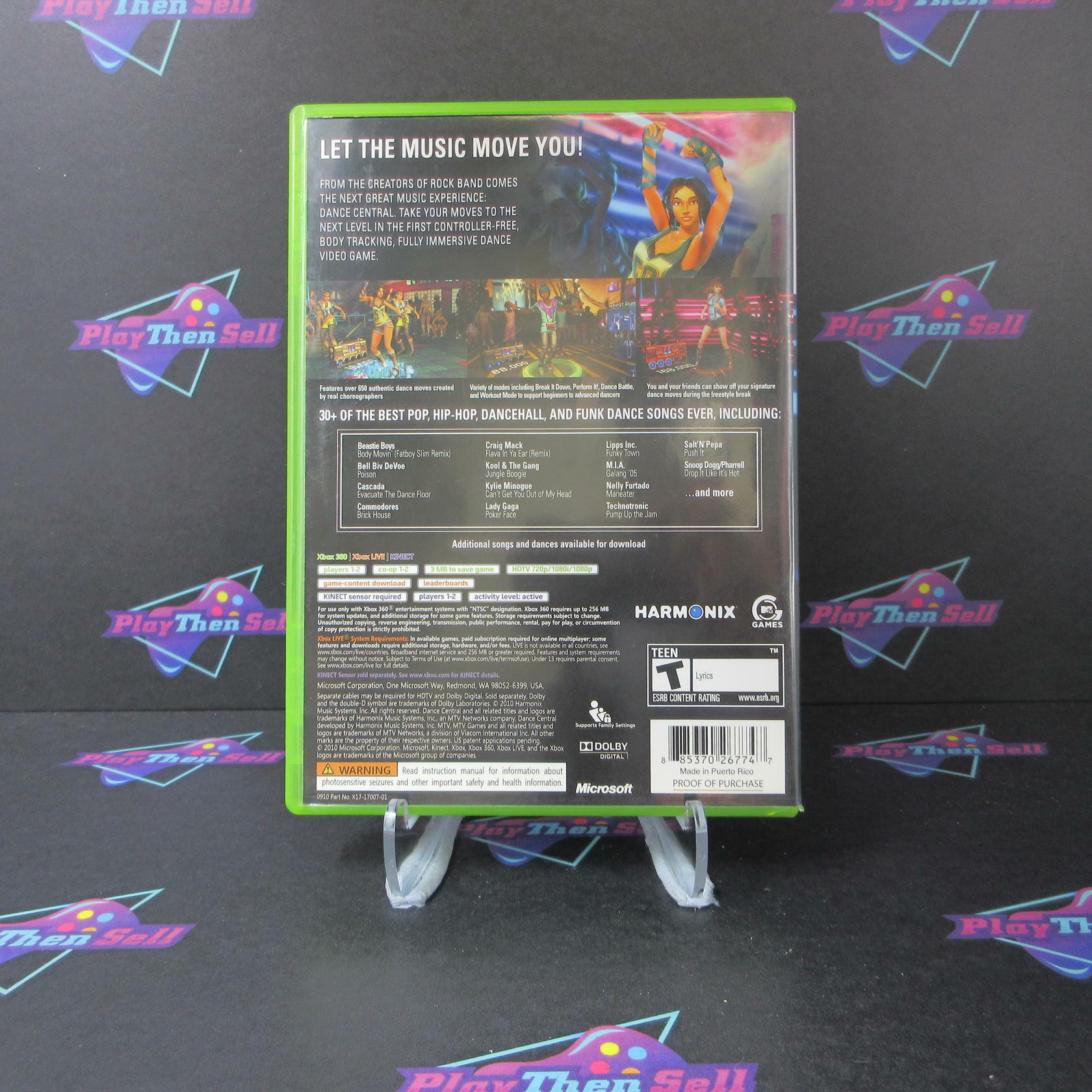 Dance Central Xbox 360 AD/NM - Very Good