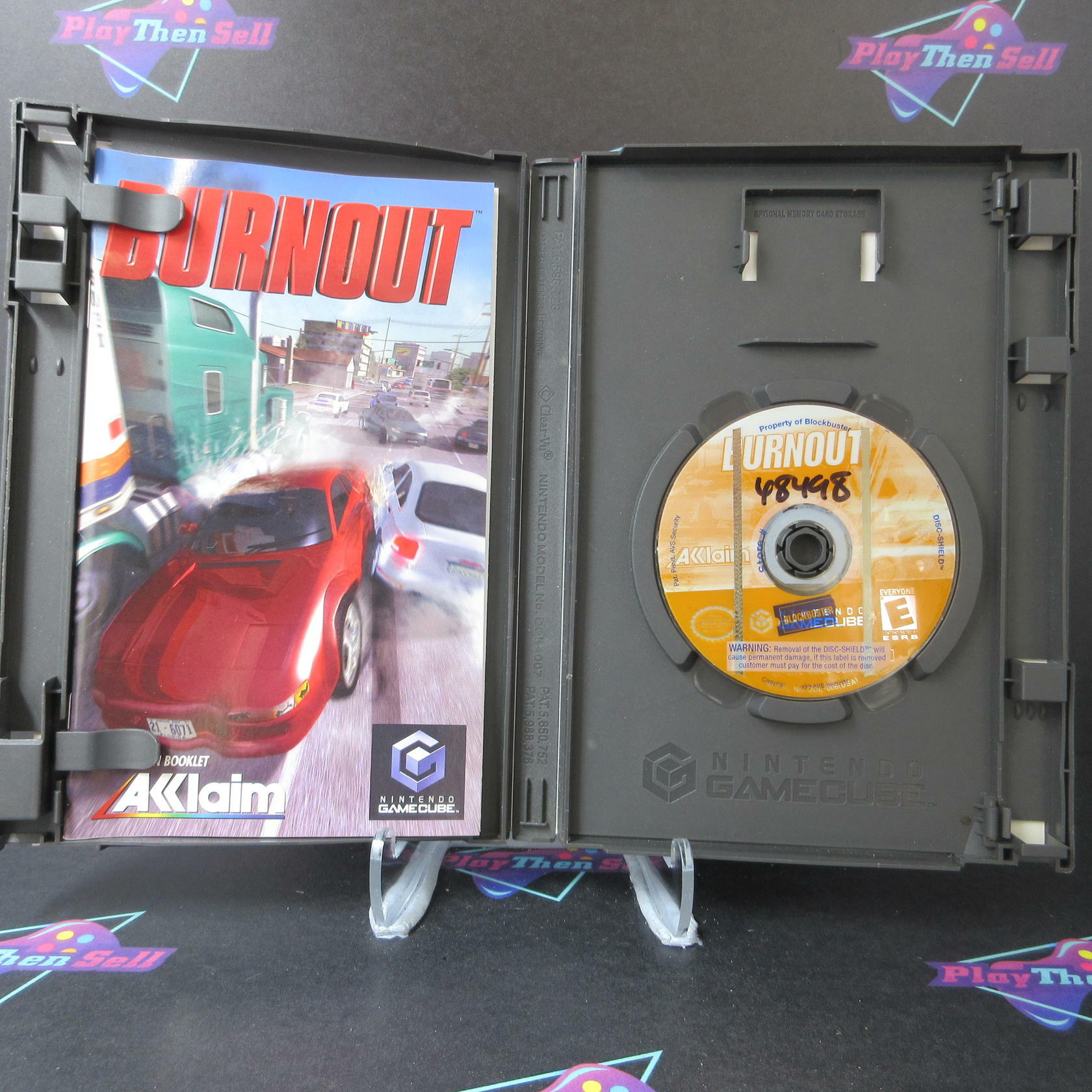 Burnout Nintendo Gamecube AD Complete CIB - Very Good