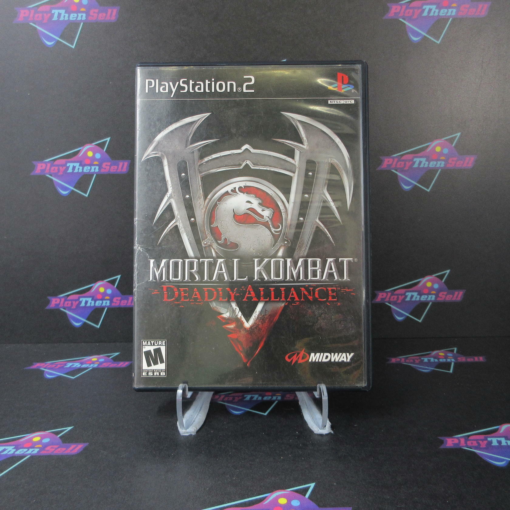 Mortal Kombat Deadly Alliance + Reg Card PS2 PlayStation 2 AD/DD Complete CIB - Very Good