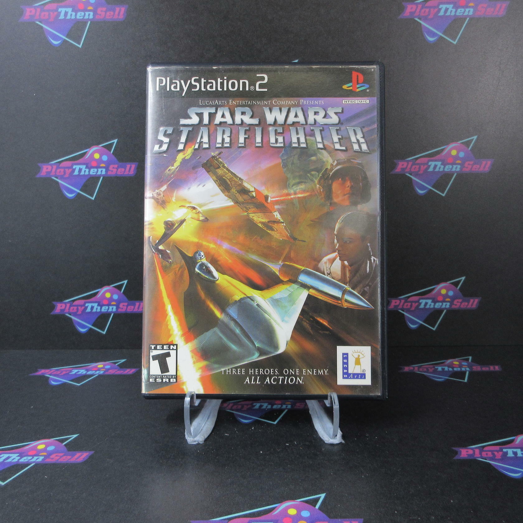 Star Wars Starfighter PS2 PlayStation 2 AD/NM - Very Good