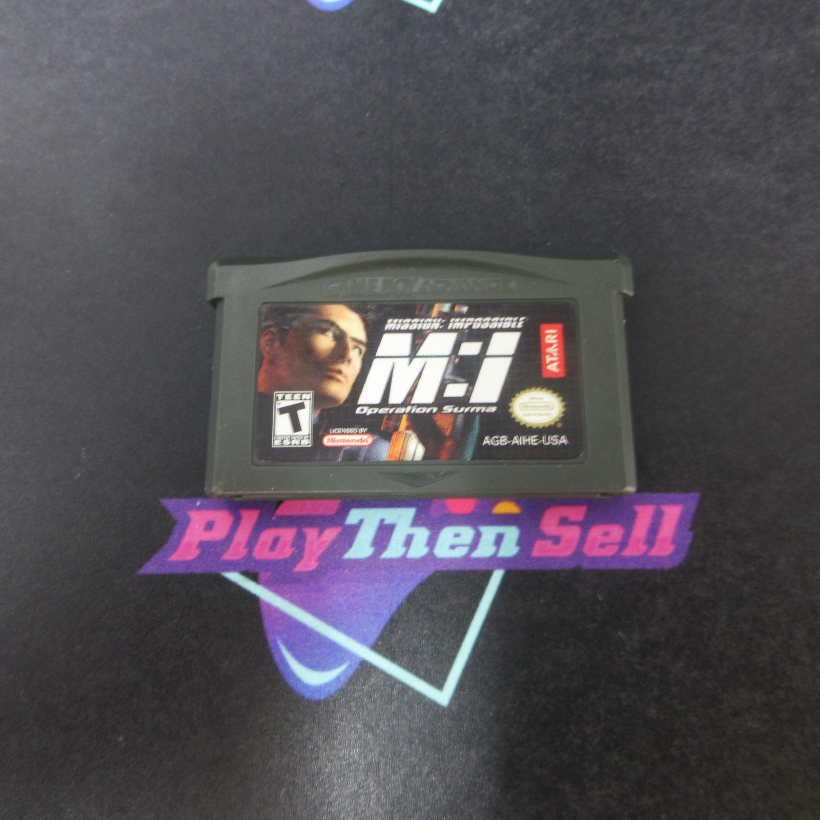 Mission Impossible Operation Surma Gameboy Advance GBA Cartridge Only - Very Good