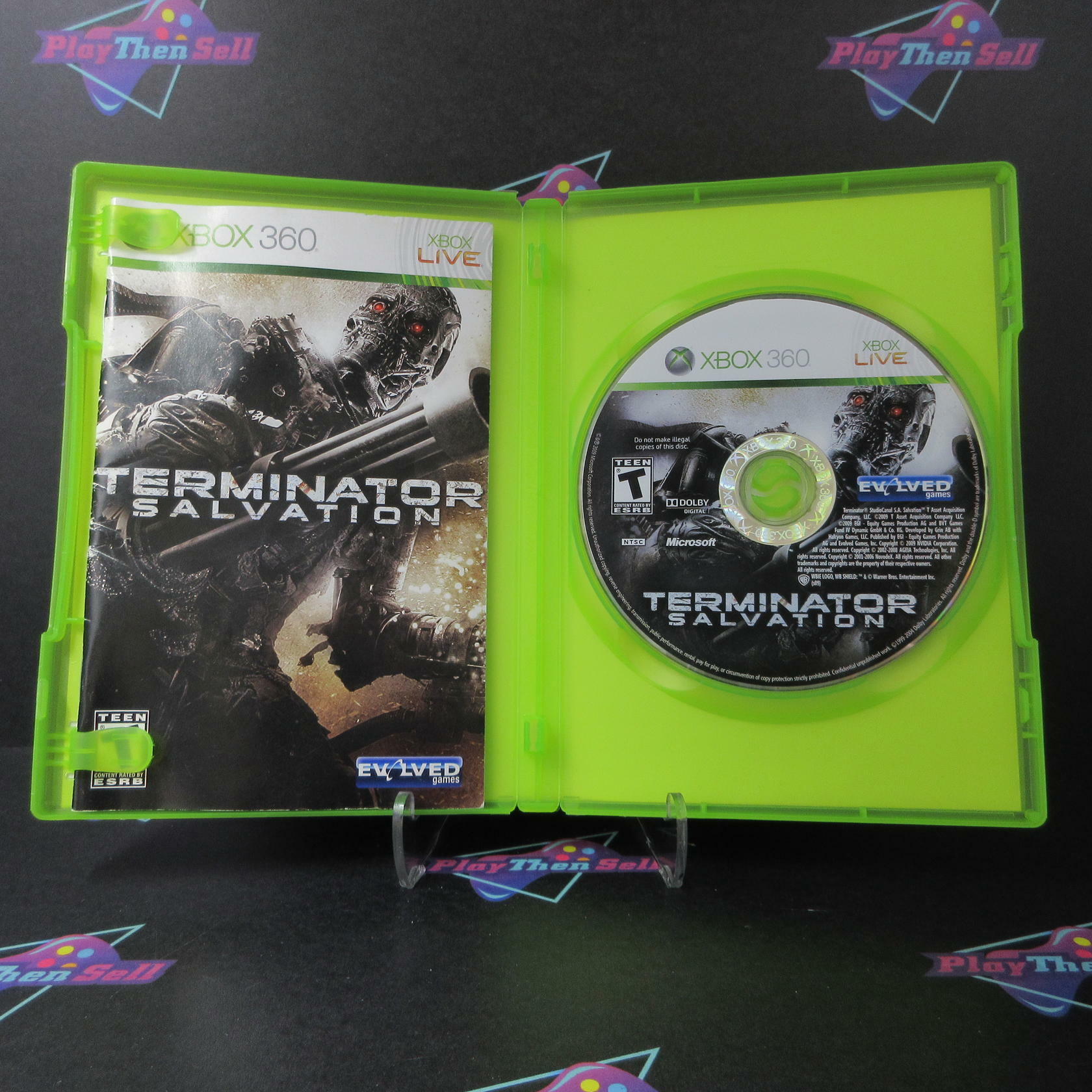 Terminator Salvation Xbox 360 AD Complete CIB - Very Good