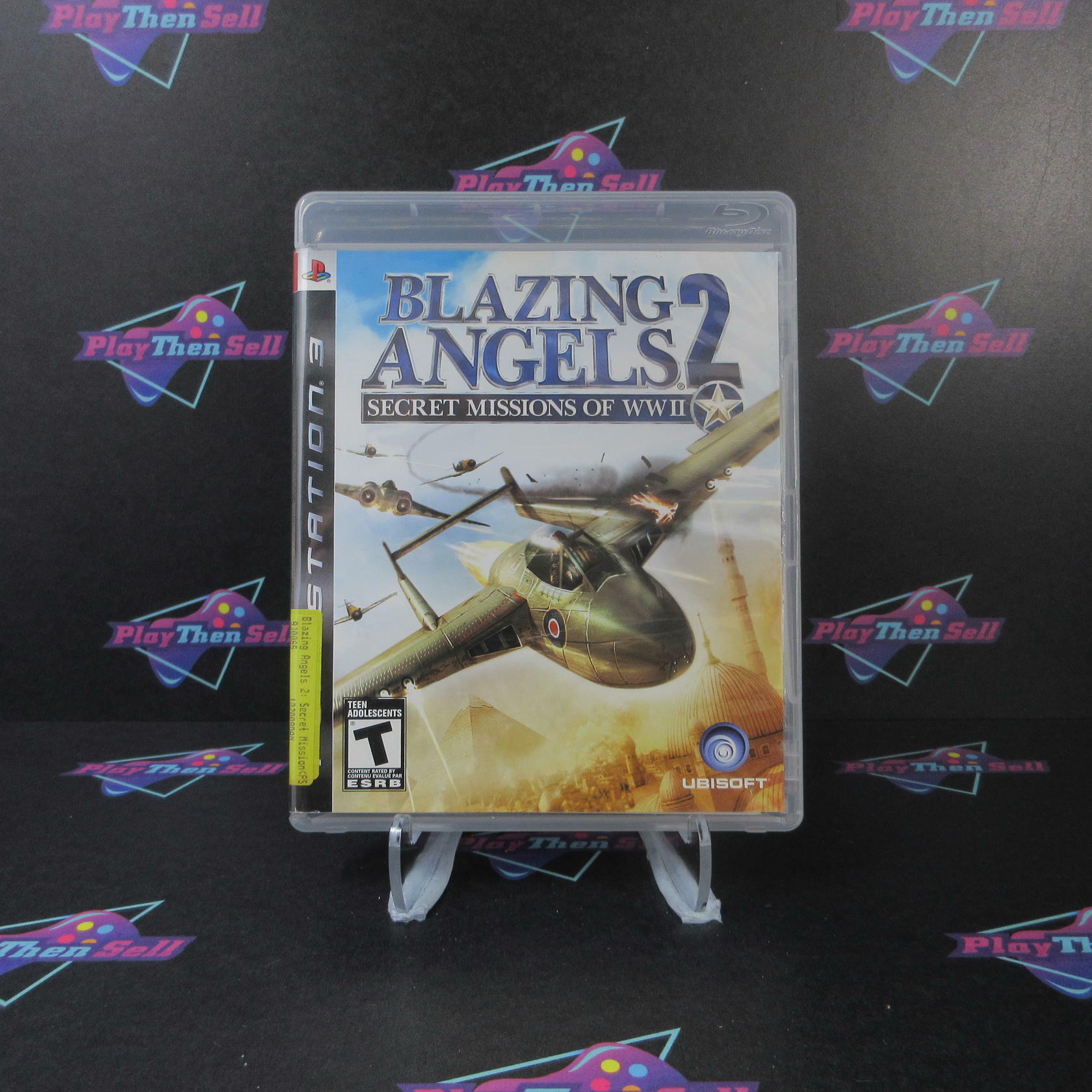 Blazing Angels 2 Secret Missions of WWII PS3 PlayStation 3 AD Complete CIB - Very Good