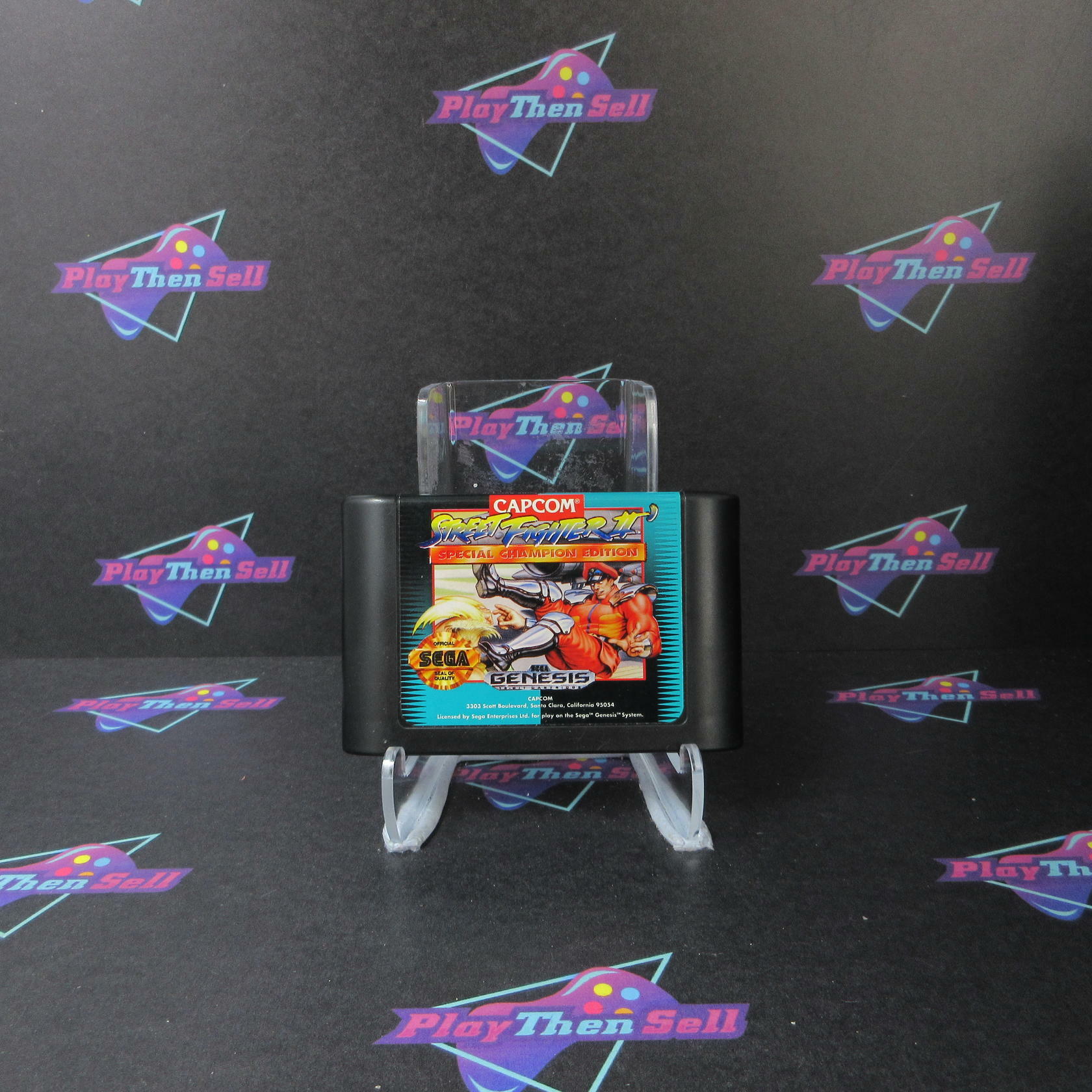 Street Fighter II Special Champion Edition Boxed Sega Genesis NM Tested - Very Good