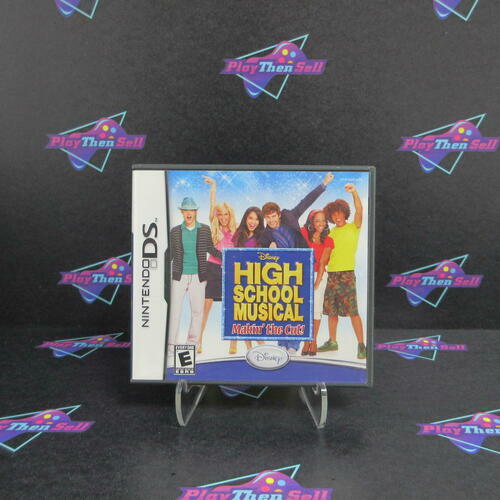 High School Musical Makin the Cut Nintendo DS + Poster / Reg Card - Like New