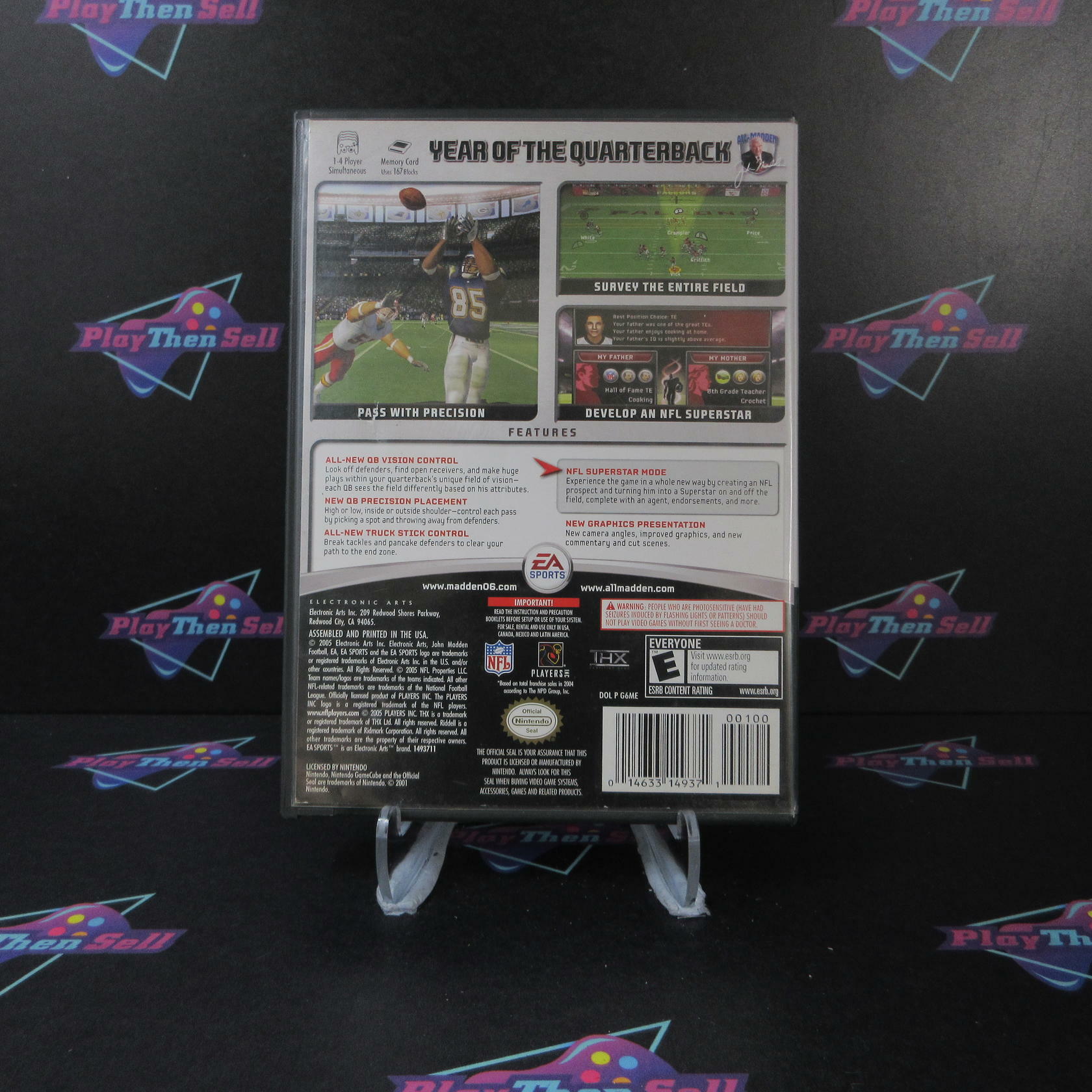 Madden NFL 2006 Nintendo Gamecube AD Complete CIB - Very Good