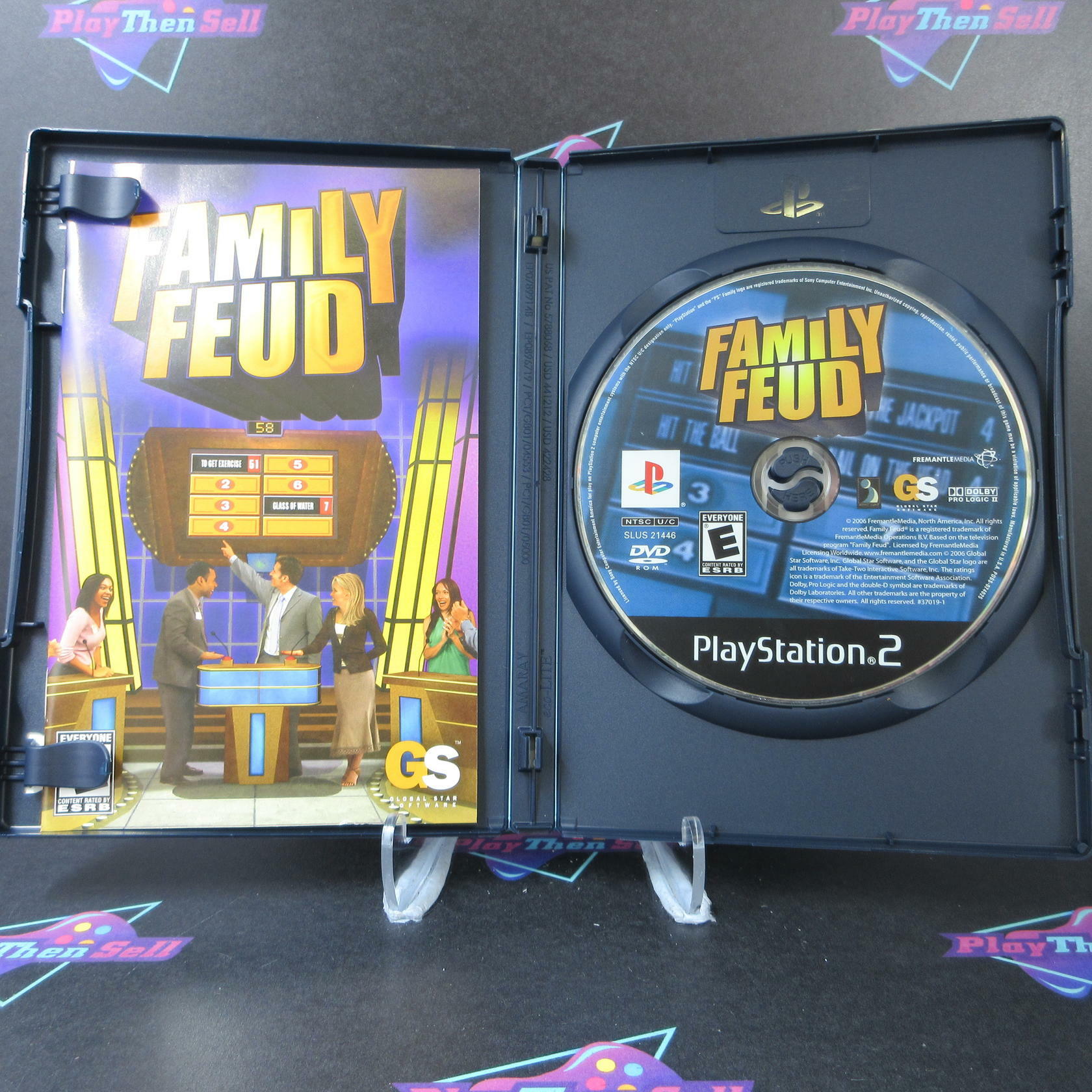 Family Feud PS2 PlayStation 2 + Reg Card - Like New
