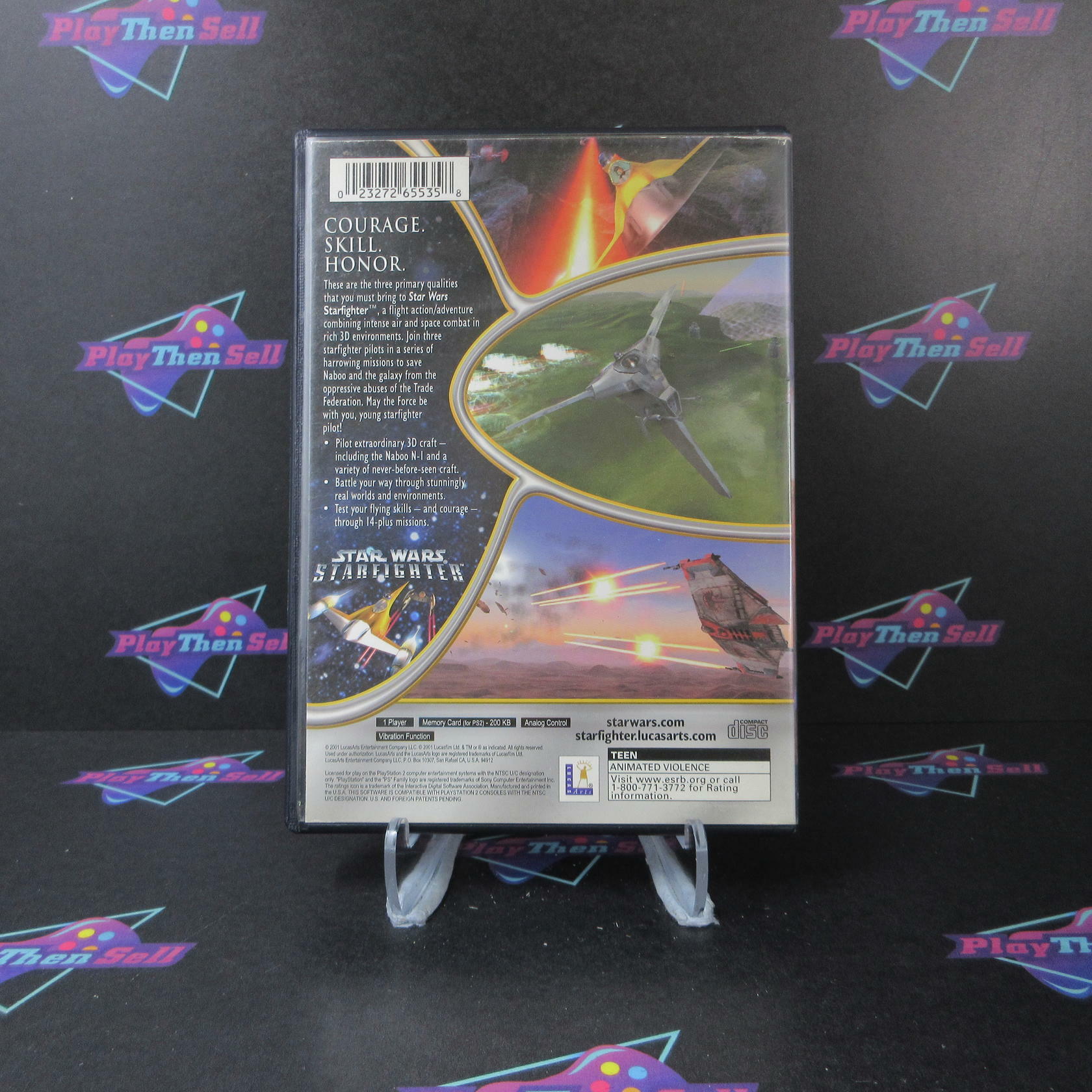 Star Wars Starfighter PS2 PlayStation 2 AD/NM - Very Good