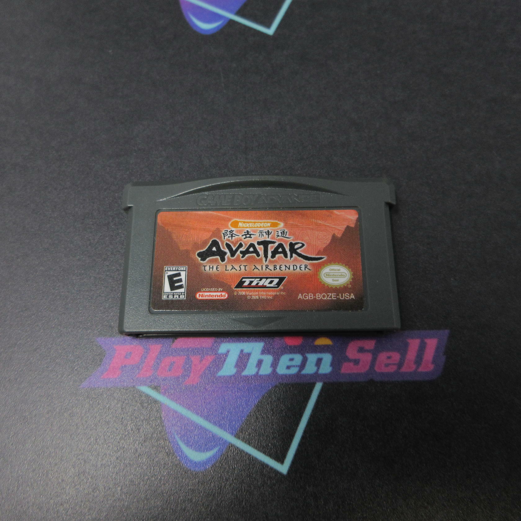 Avatar The Last Airbender Gameboy Advance GBA Cart Only Authentic - Very Good