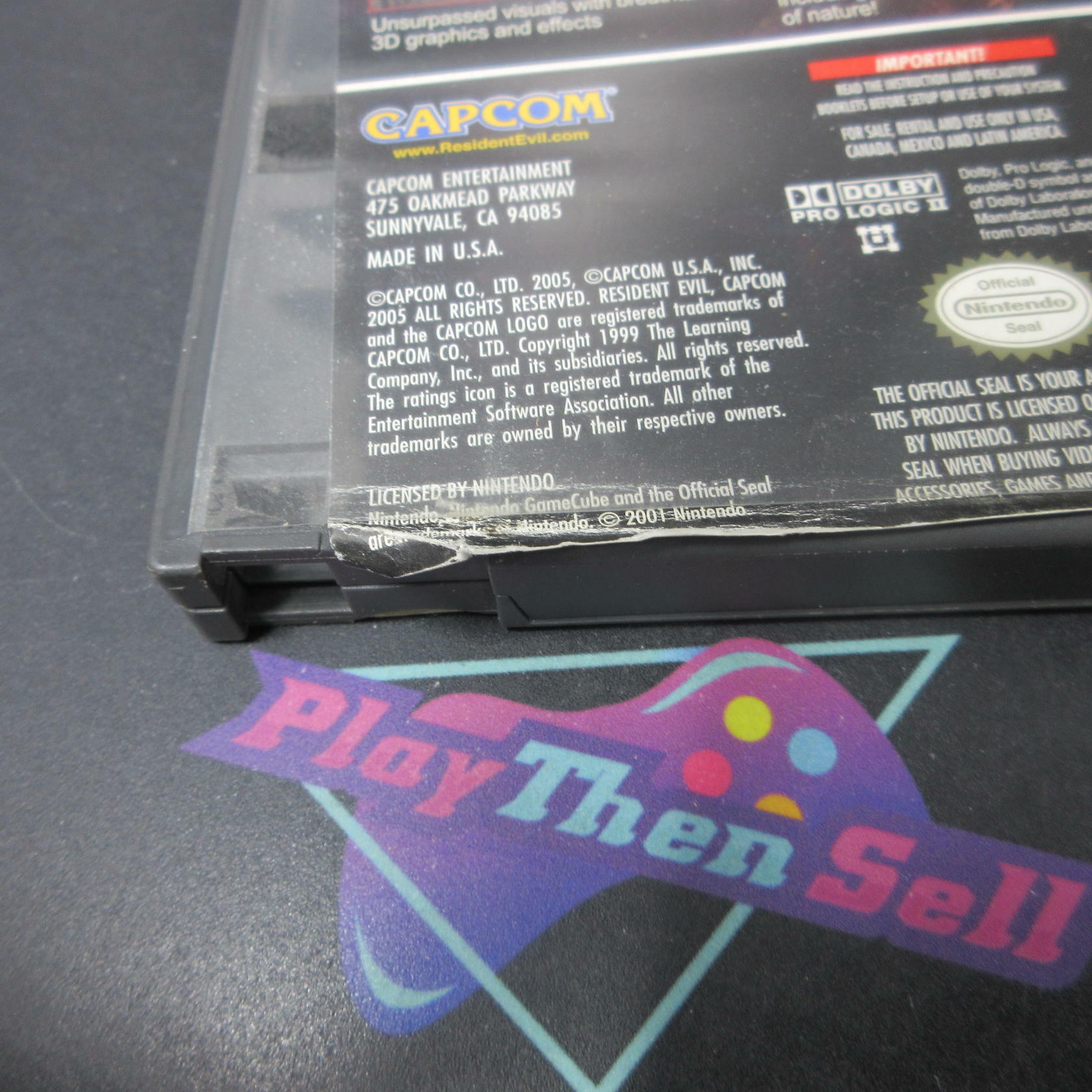 Resident Evil 4 Nintendo GameCube AD/NM - Very Good