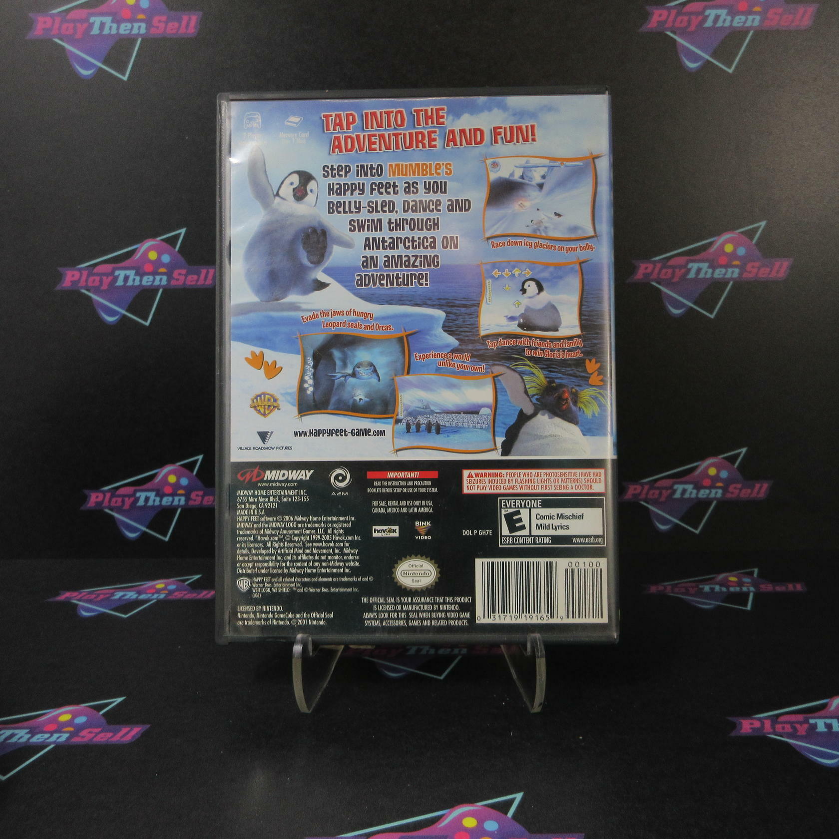 Happy Feet Nintendo Gamecube + Reg Card - Like New