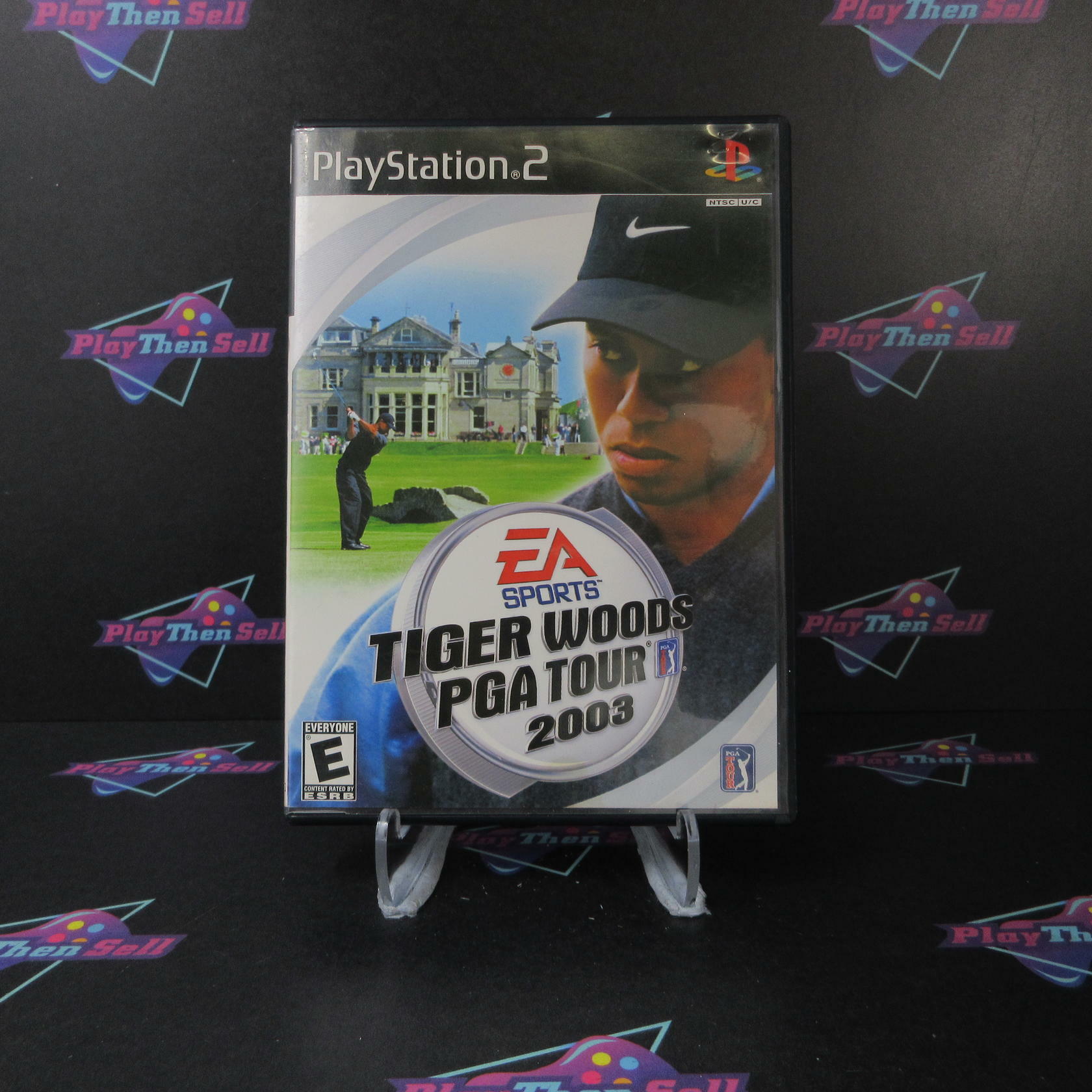 Tiger Woods PGA Tour 2003 PS2 PlayStation 2 AD Complete CIB - Very Good