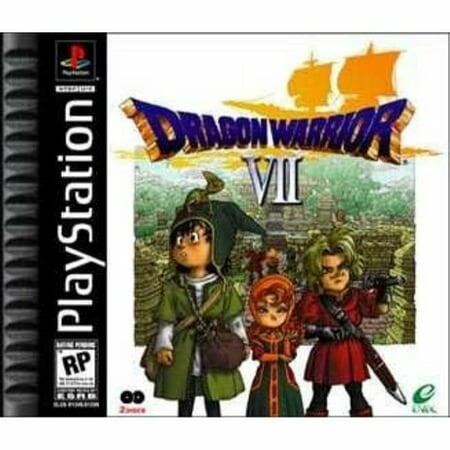 Dragon Warrior VII PS1 PlayStation 1 + Reg Card - Like New