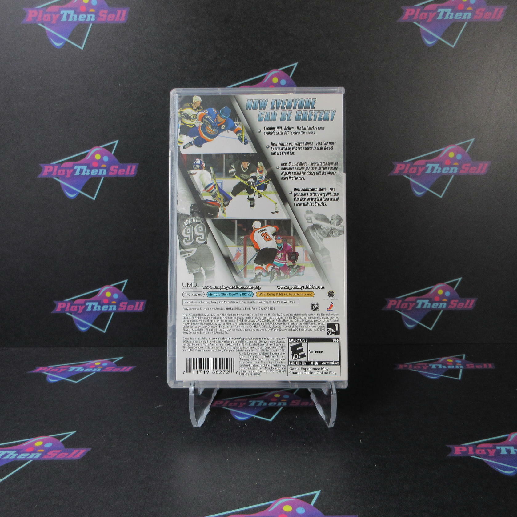 Gretzky NHL' 06 Clear UMD Sony PSP + Reg Card - Like New