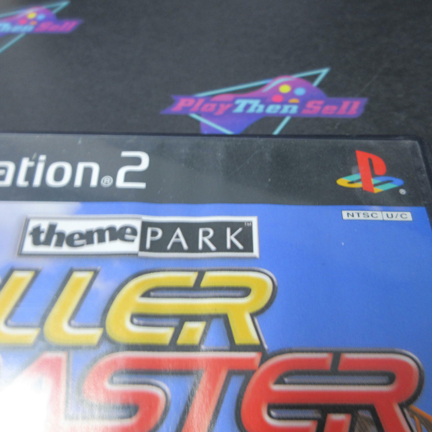 Theme Park Roller Coaster + Reg Card PS2 PlayStation 2 AD/DD Complete CIB - Very Good