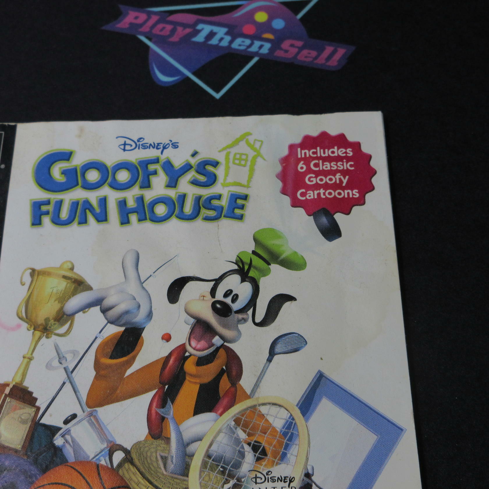 Disney's Goofy's Fun House PS1 PlayStation 1 MD + Reg Card Complete CIB - Very Good