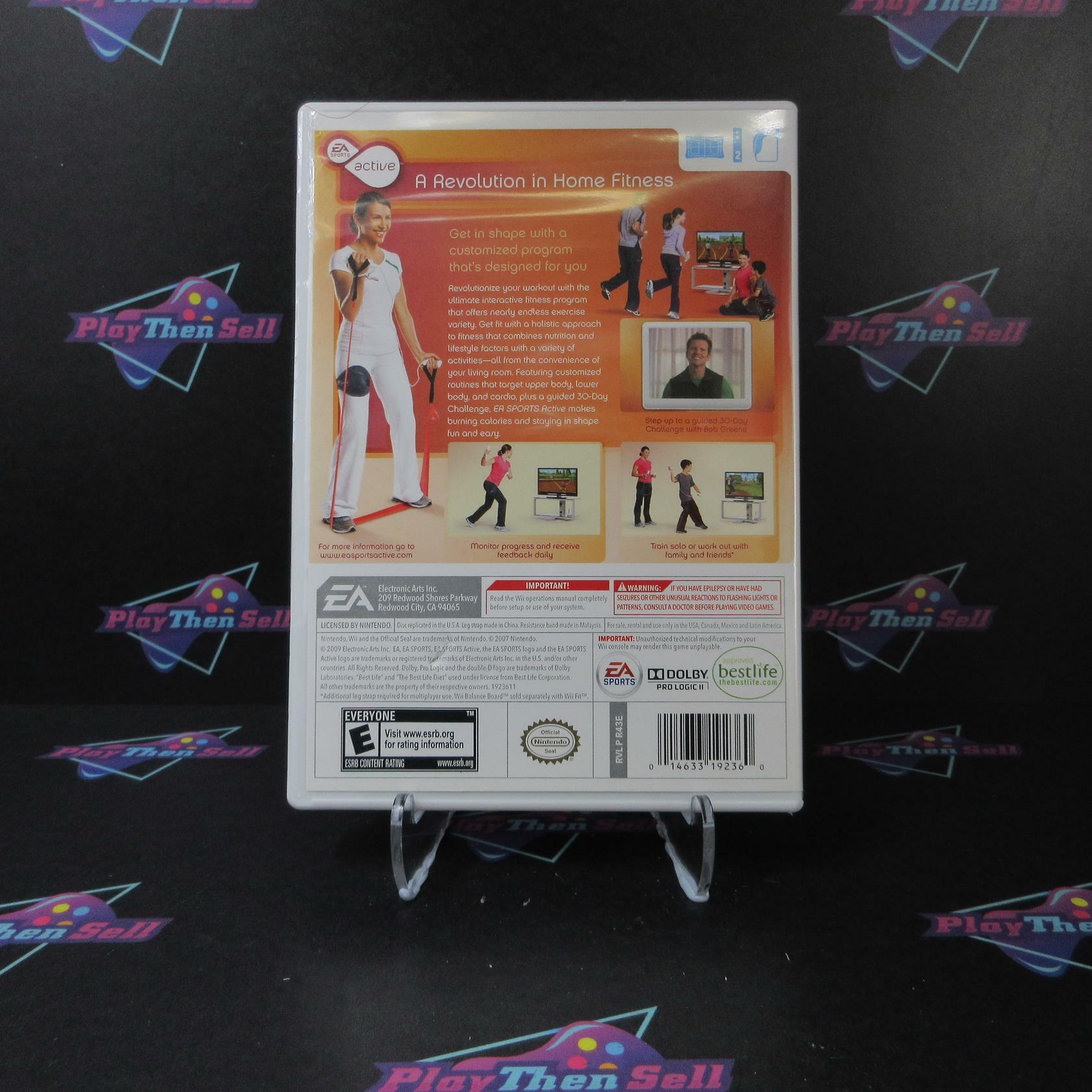 Active Personal Trainer Nintendo Wii AD Complete CIB - Very Good