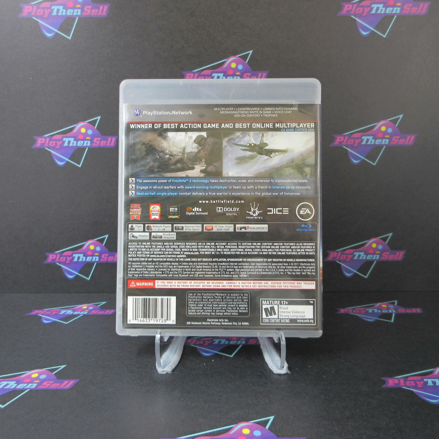 Battlefield 3 PS3 PlayStation 3 DD Complete CIB - Very Good
