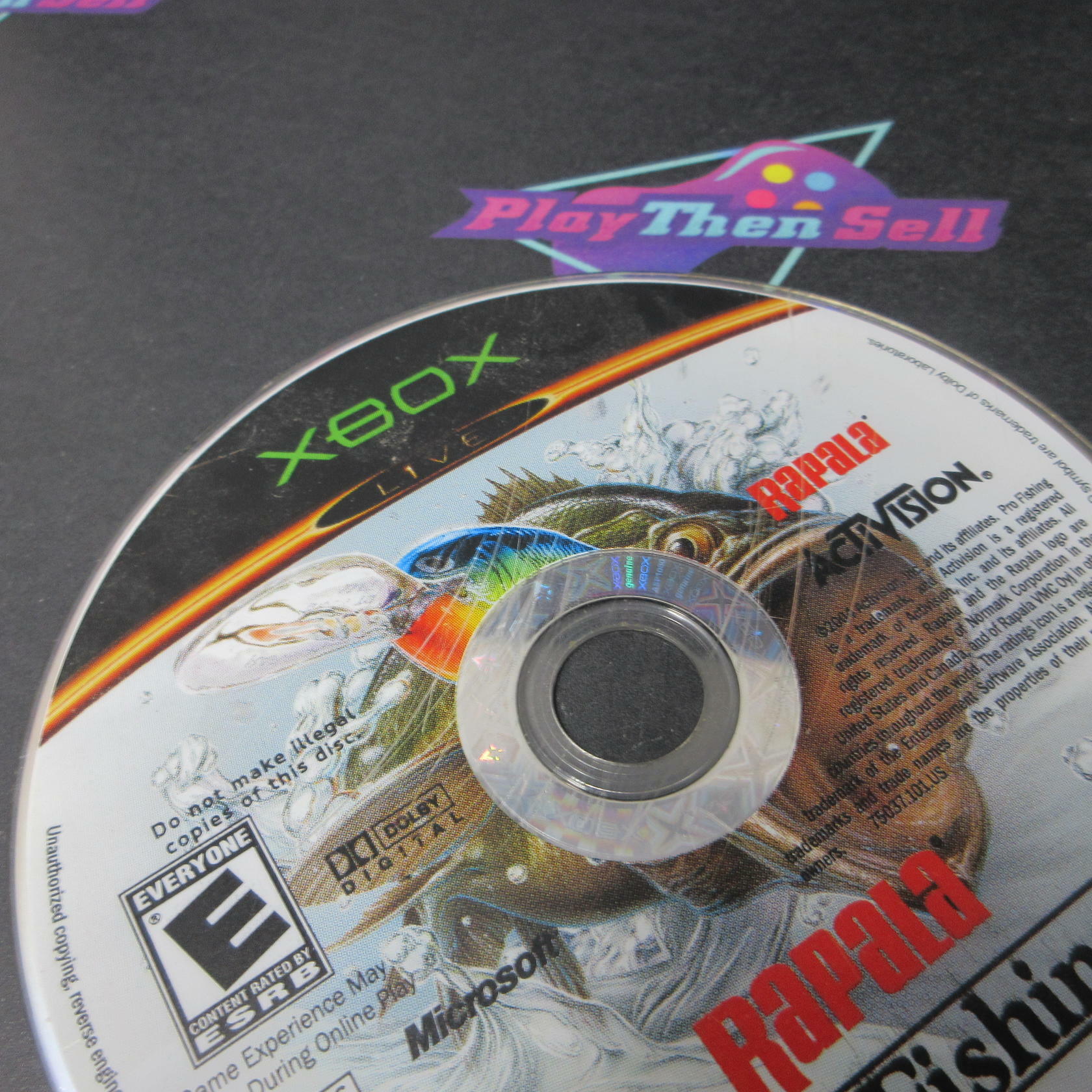 Rapalas Pro Fishing Xbox DD/NM - Very Good