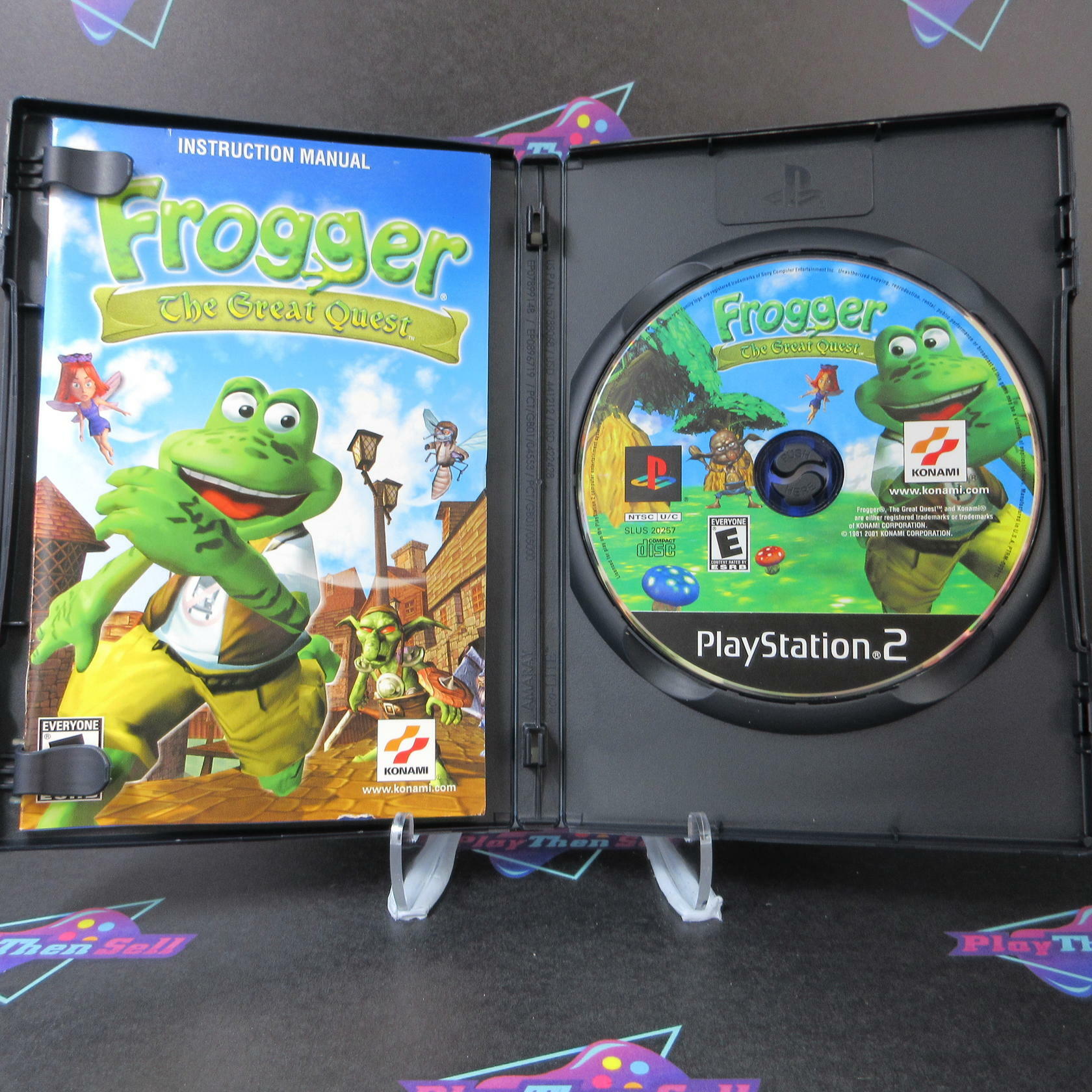 Frogger The Great Quest PS2 PlayStation 2 + Reg Card - Like New