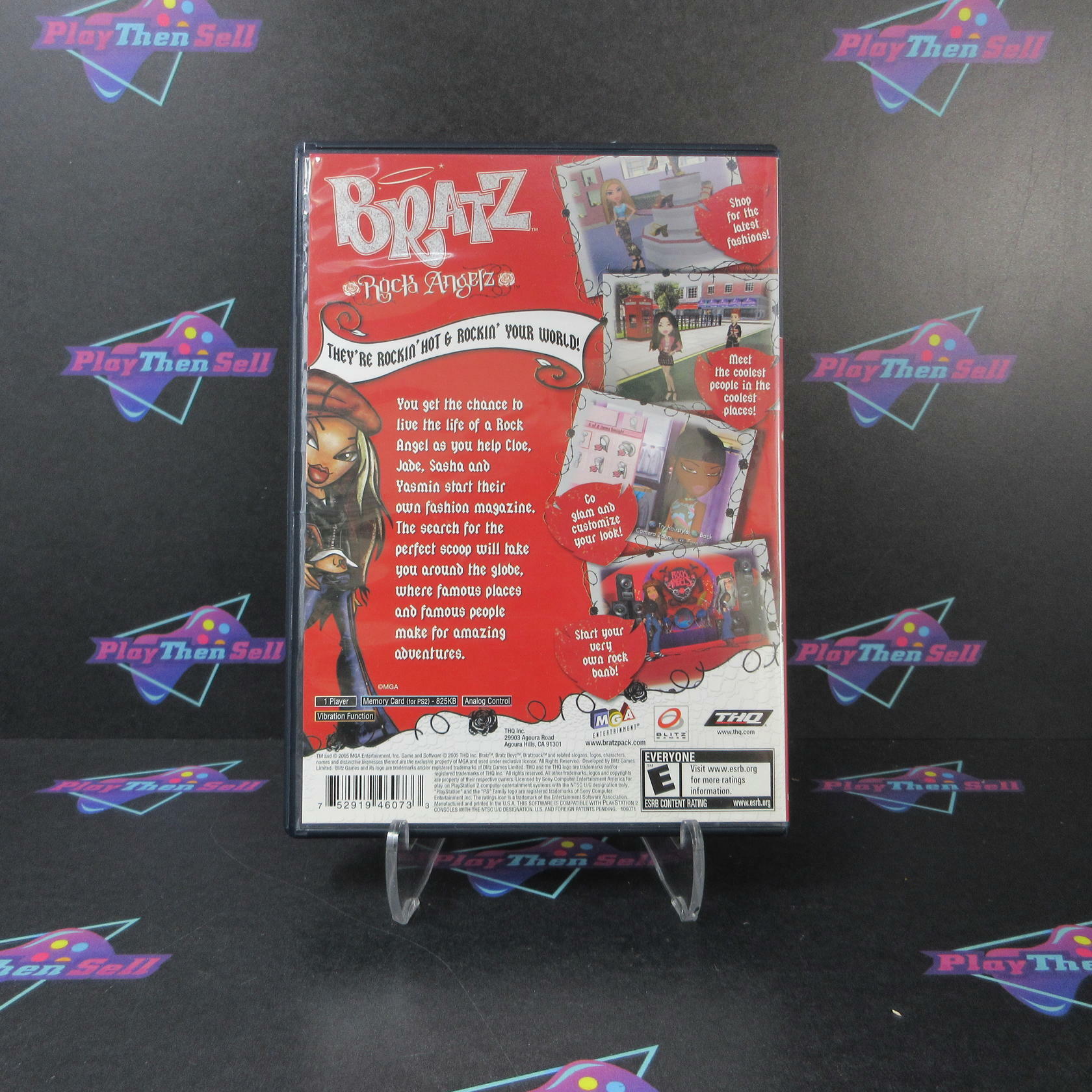 Bratz Rock Angelz PS2 PlayStation 2 - Like New