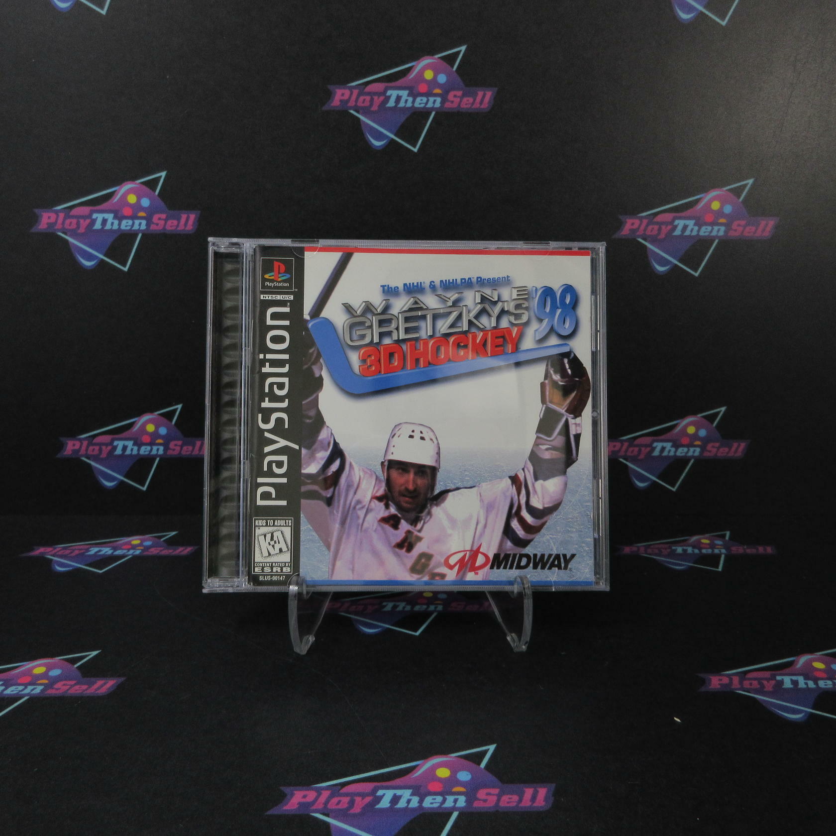 Wayne Gretzky's 3D Hockey 98 PS1 PlayStation 1 - Like New