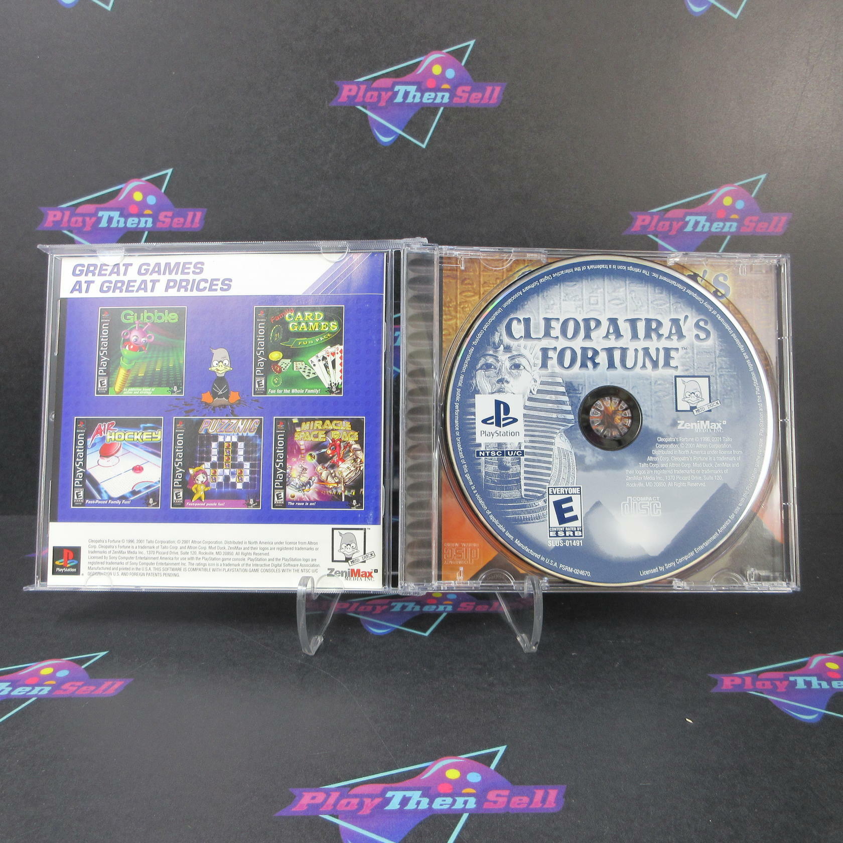 Cleopatra's Fortune PS1 PlayStation 1 + Reg Card - Like New