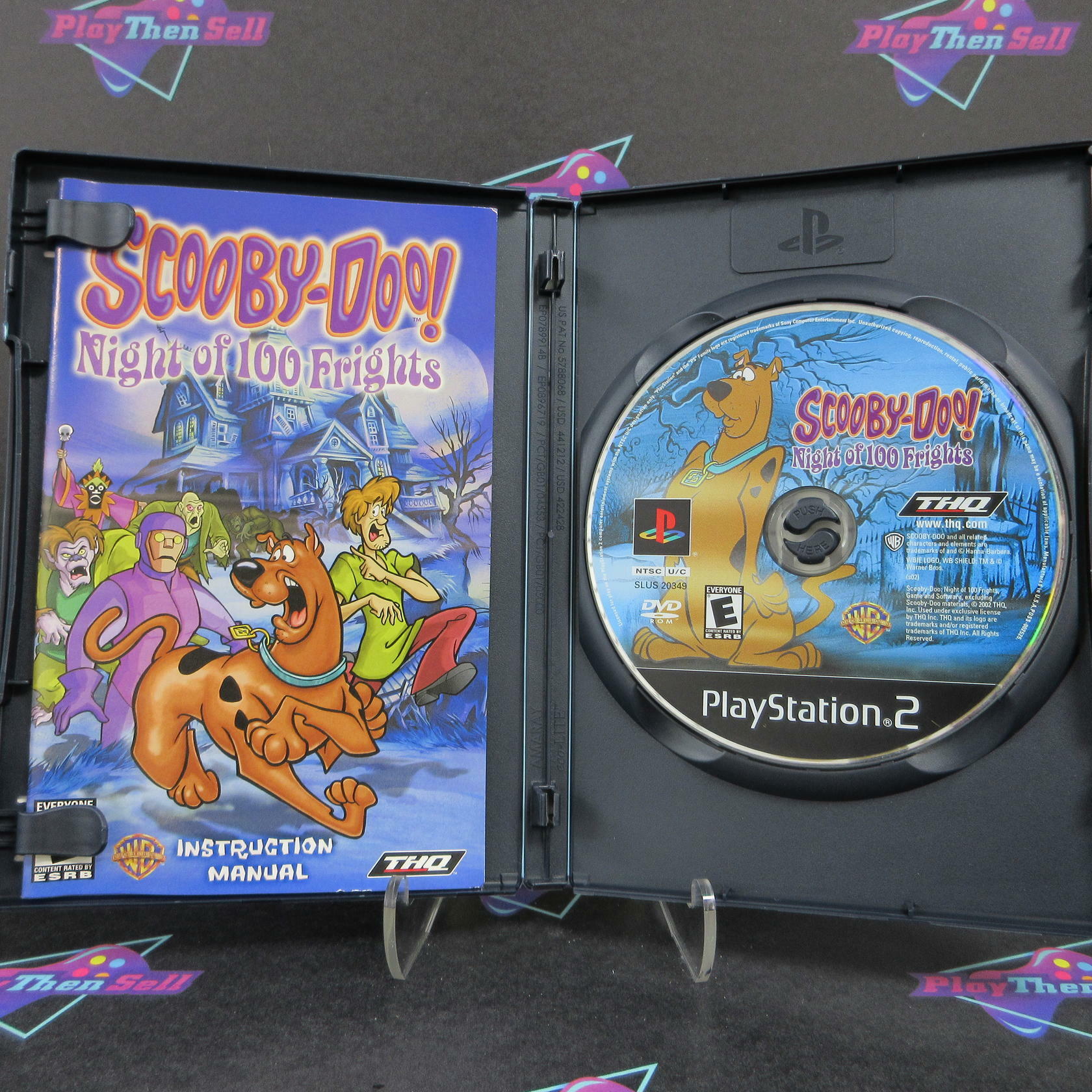 Scooby-Doo Night of 100 Frights PS2 PlayStation 2 Black Label - Like New